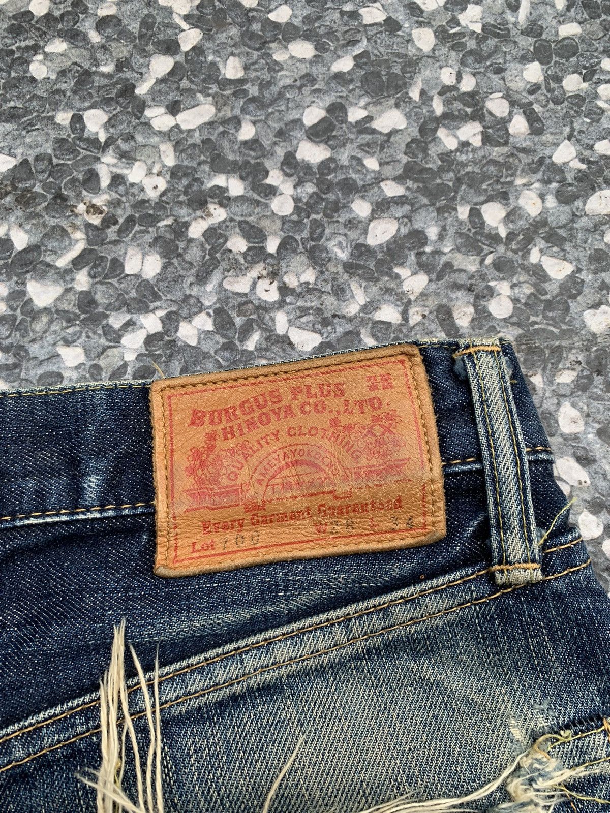 Burgus Plus × Japanese Brand Vintage Burgus Plus Distressed Denim Size US 29 - 15 Thumbnail