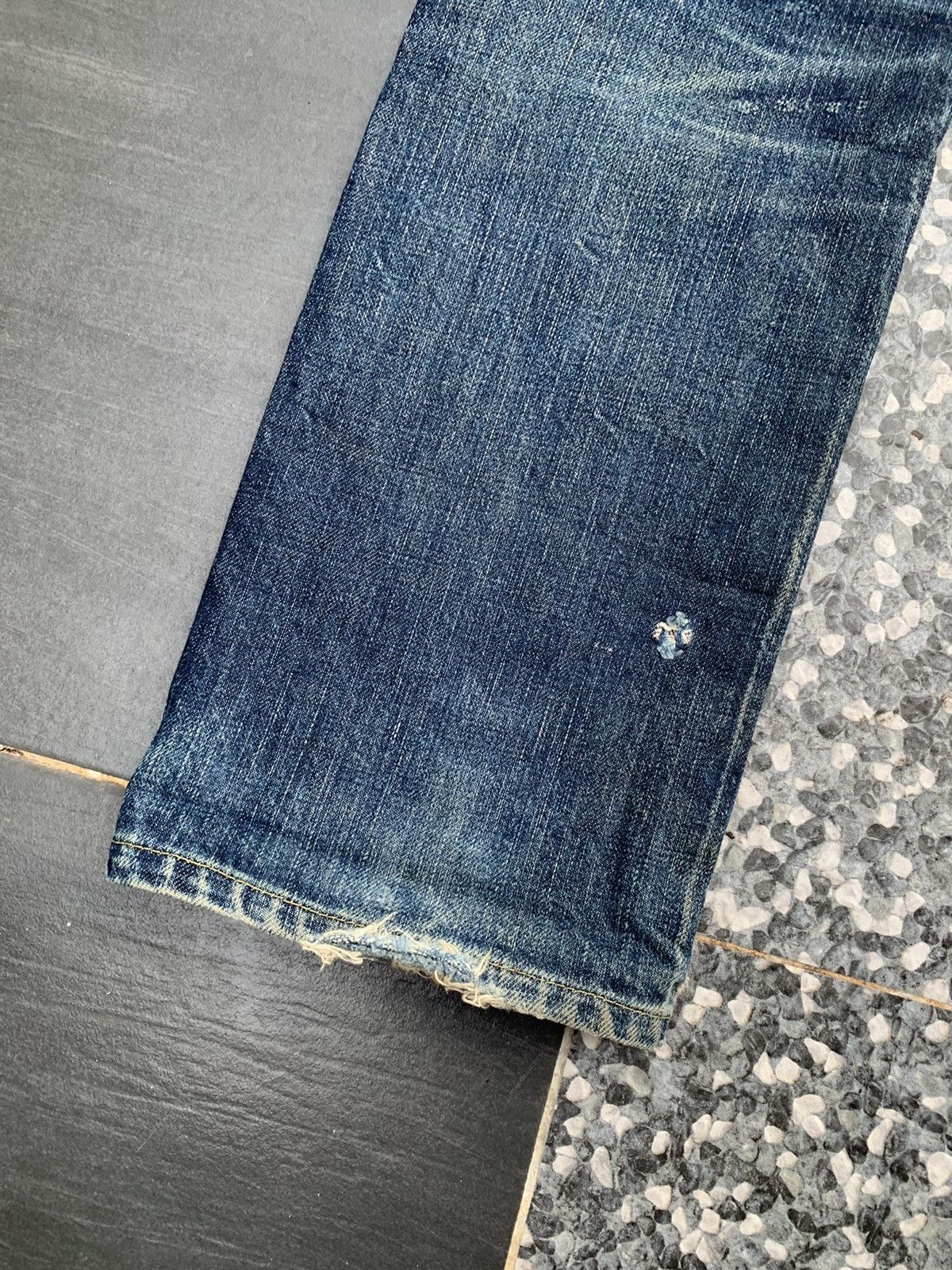 Burgus Plus × Japanese Brand Vintage Burgus Plus Distressed Denim Size US 29 - 10 Thumbnail