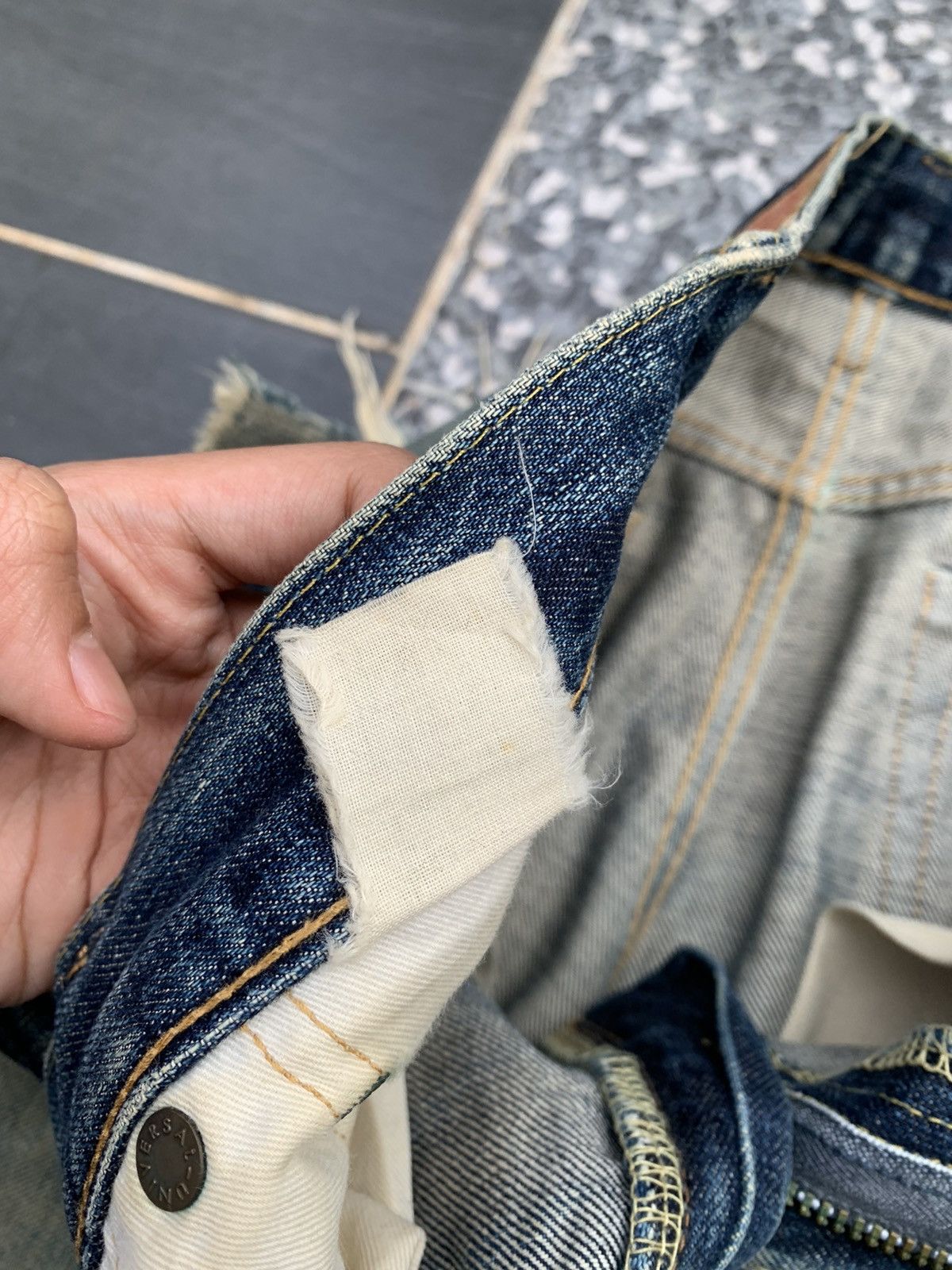 Burgus Plus × Japanese Brand Vintage Burgus Plus Distressed Denim Size US 29 - 8 Thumbnail