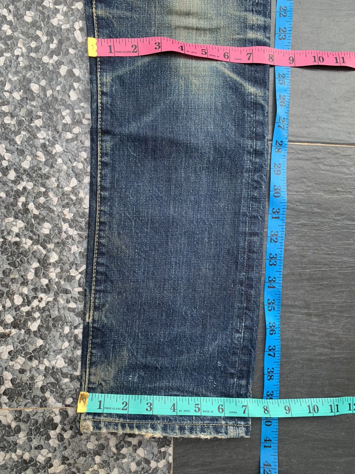 Burgus Plus × Japanese Brand Vintage Burgus Plus Distressed Denim Size US 29 - 18 Thumbnail