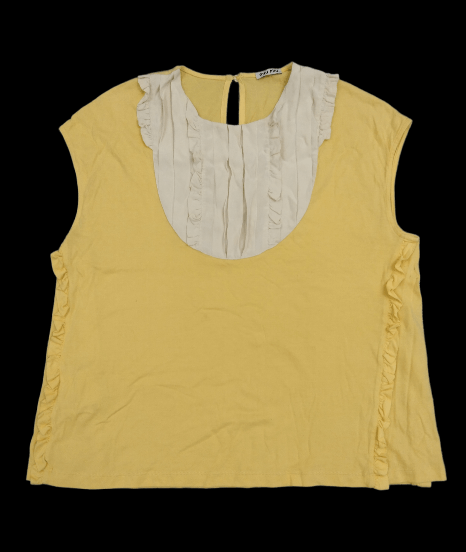 MIU MIU SLEEVELESS SHIRT