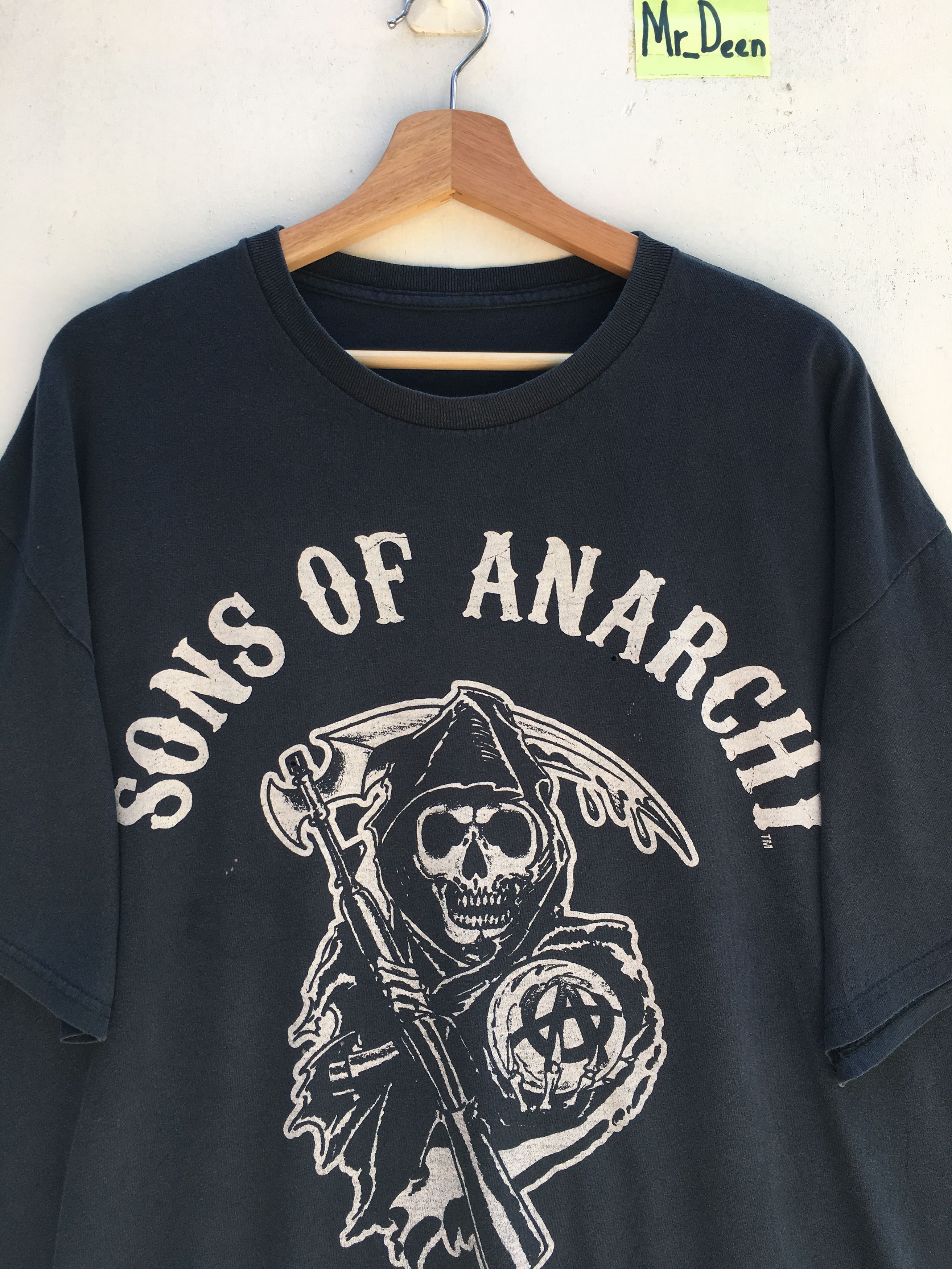 Vintage Vintage Sons of Anarchy logo tshirt black rare Size US XL / EU 56 / 4 - 4 Thumbnail