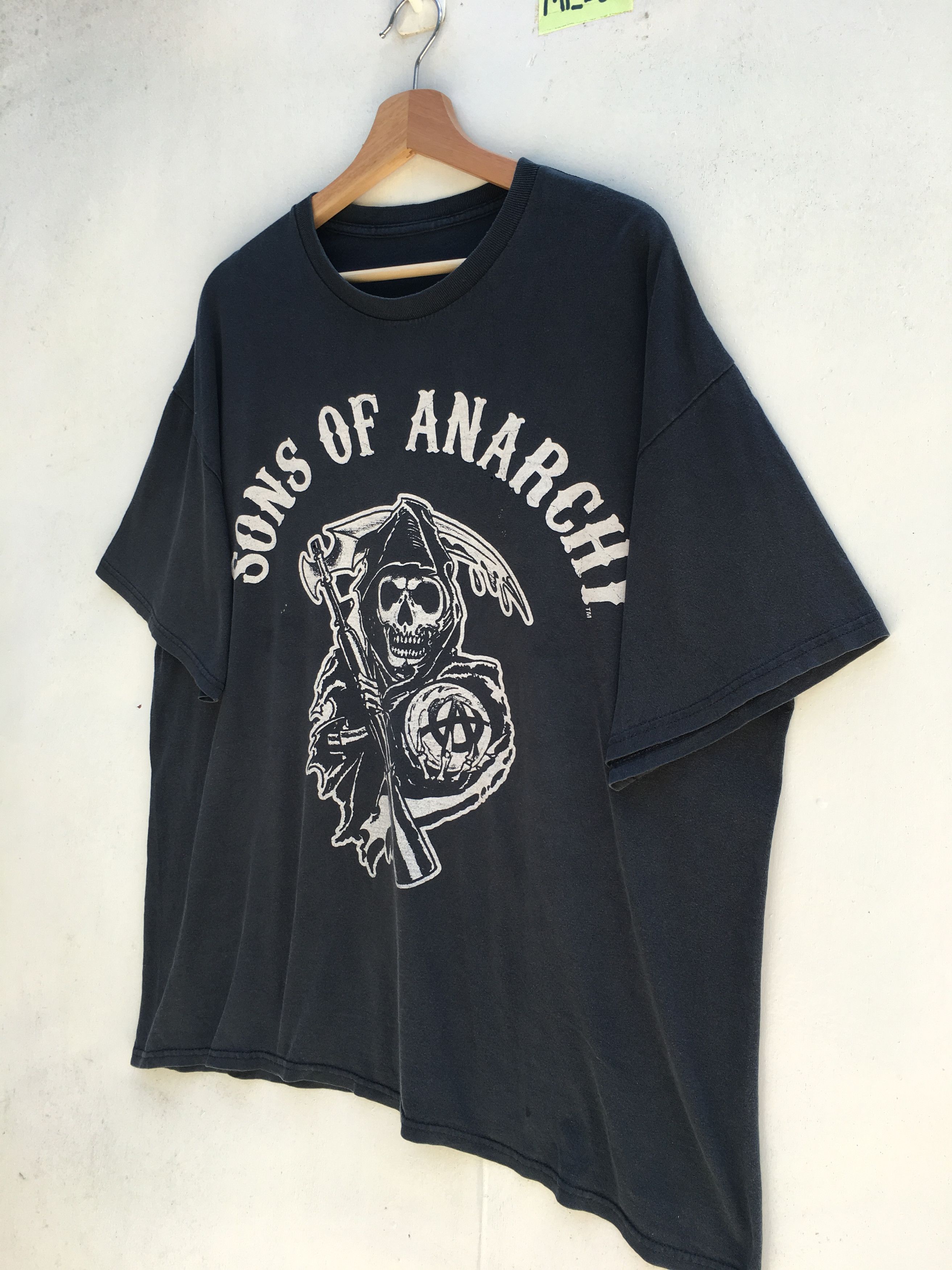 Vintage Vintage Sons of Anarchy logo tshirt black rare Size US XL / EU 56 / 4 - 3 Thumbnail
