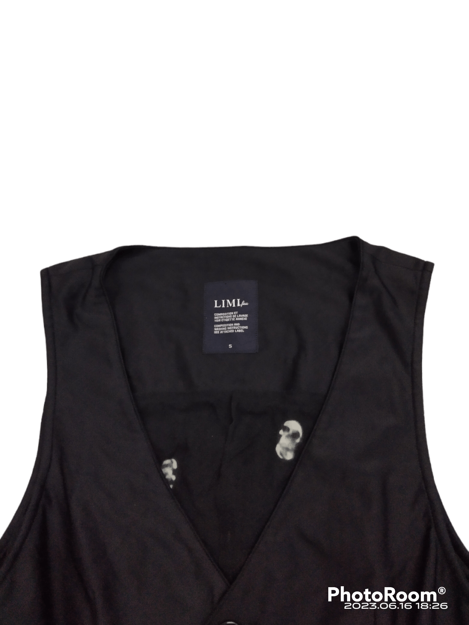 Limi Feu [LIMI feu 20th Anniv. Collection] W / Gabardine Design Vest Size S / US 4 / IT 40 - 4 Thumbnail