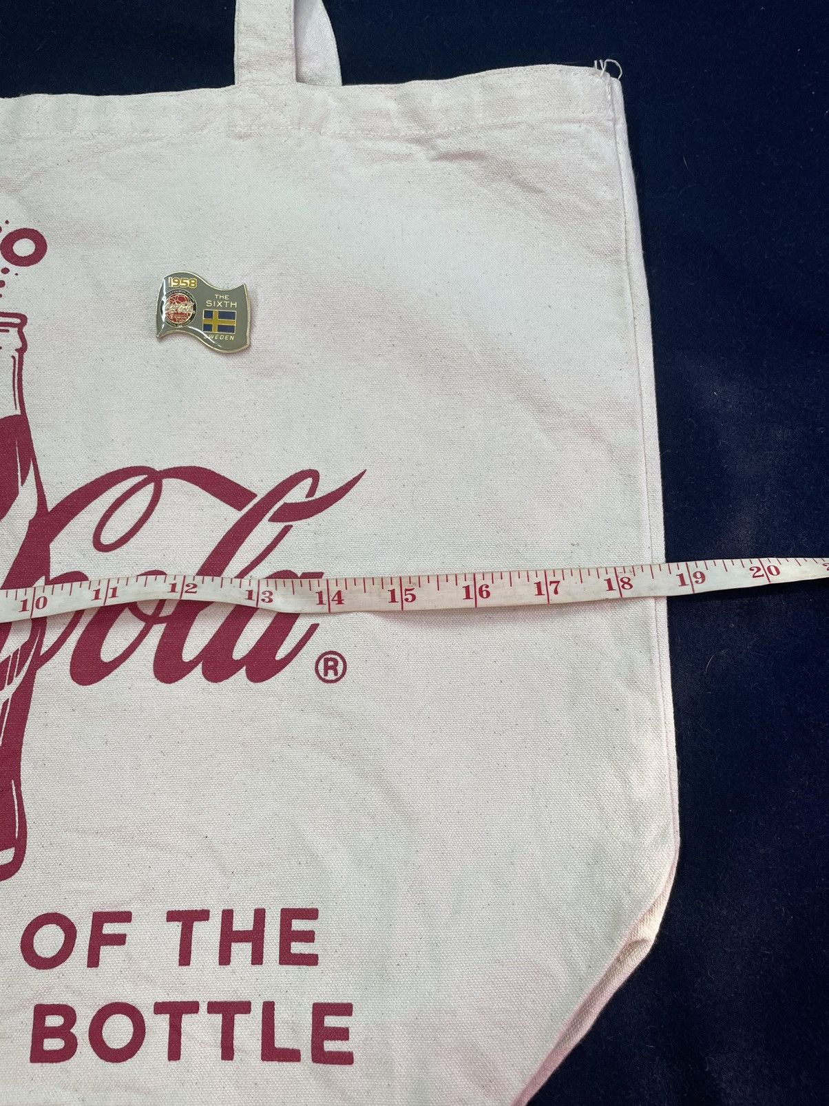 Coca Cola × Vintage Coca-Cola 100 year Tote Bag Size ONE SIZE - 4 Thumbnail