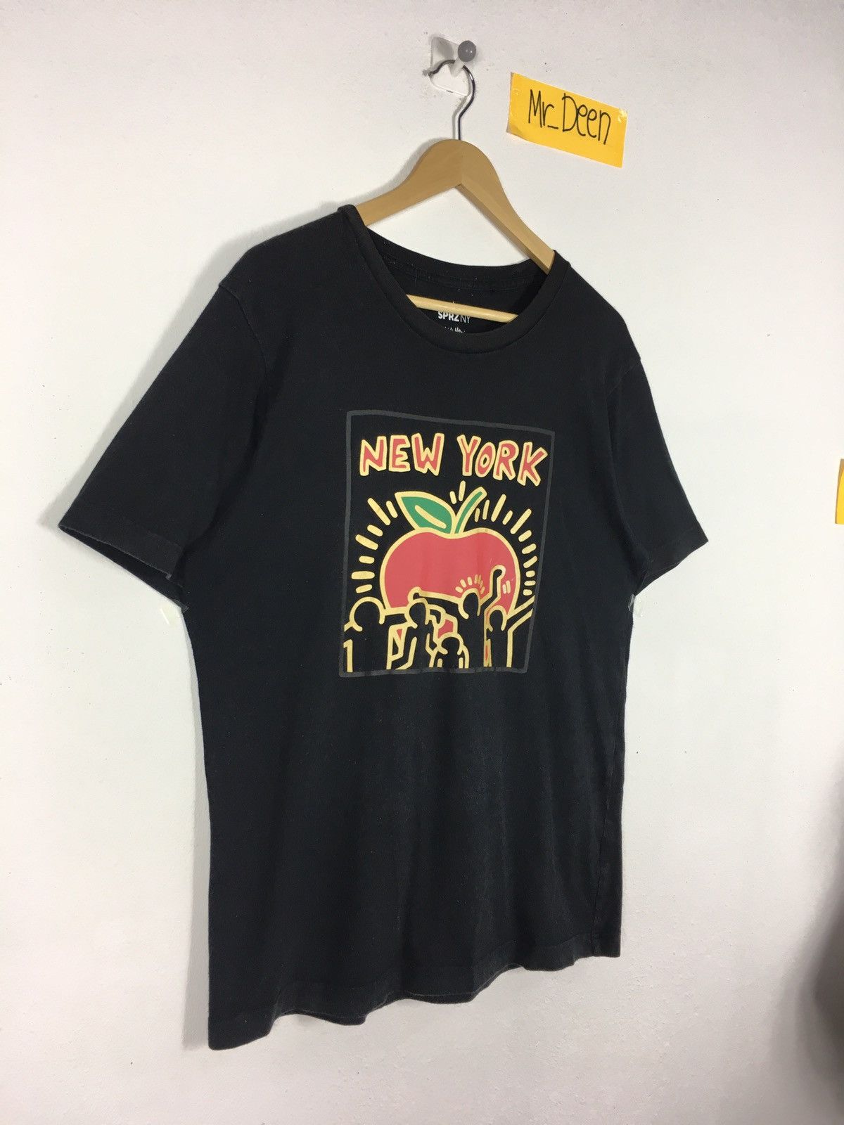 Keith Haring Rare Keith Haring x SPRZNY New York Print Tshirt Size US L / EU 52-54 / 3 - 2 Thumbnail