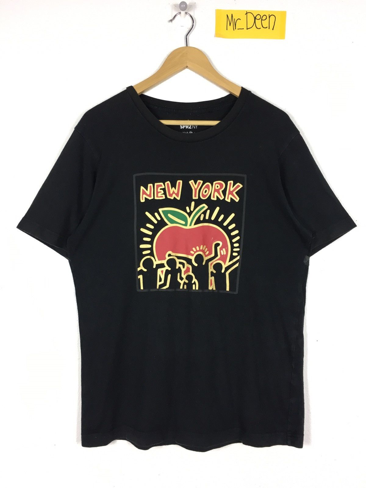 Keith Haring Rare Keith Haring x SPRZNY New York Print Tshirt Size US L / EU 52-54 / 3 - 1 Thumbnail