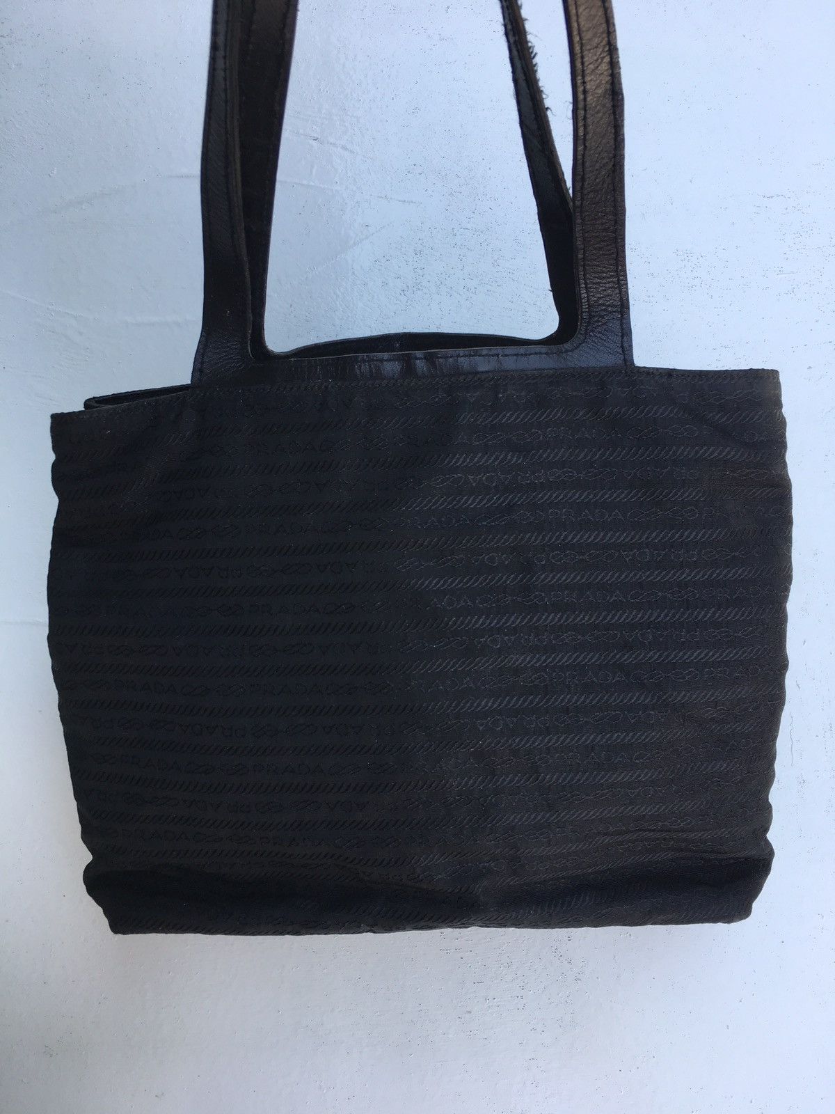 Vintage Authentic Prada Small Tote Bag