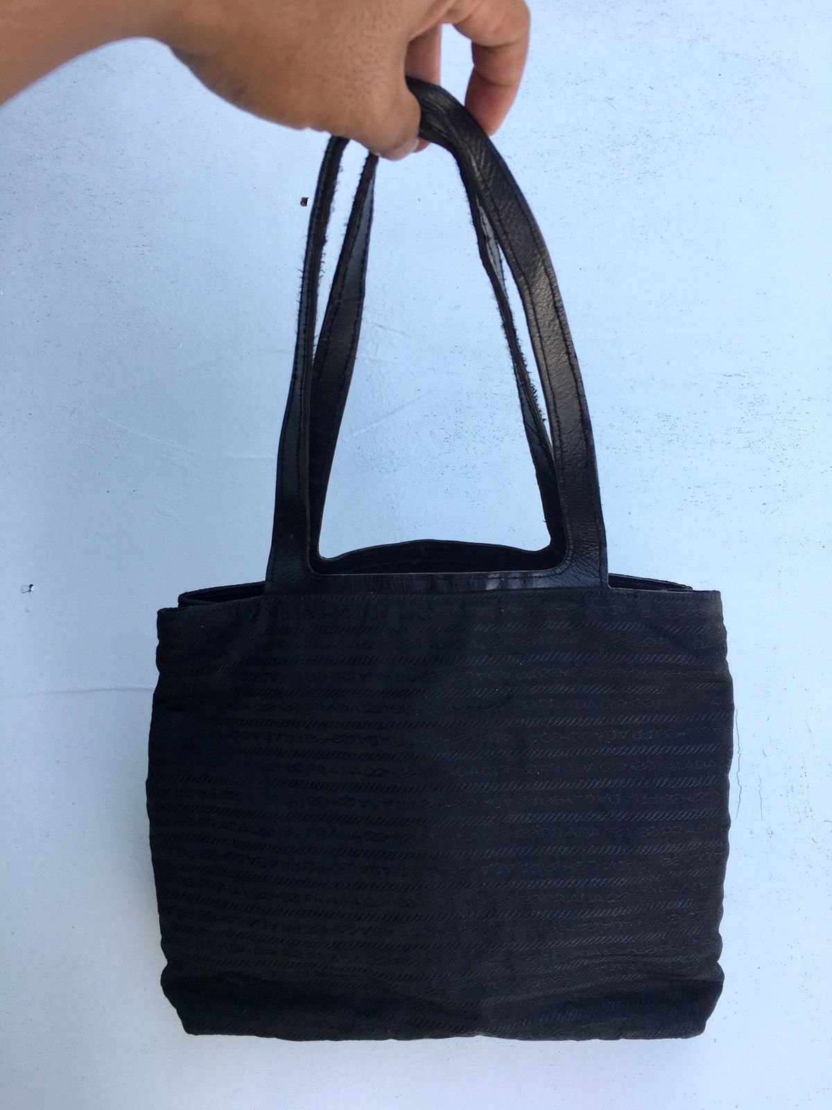 Vintage Authentic Prada Small Tote Bag