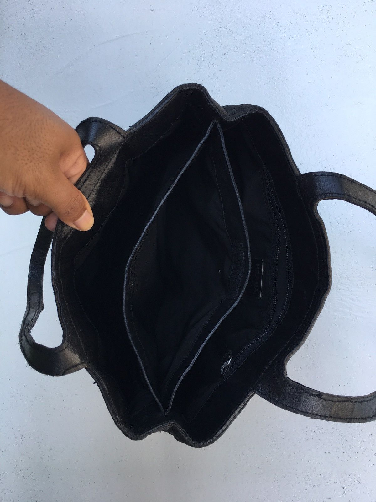 Vintage Authentic Prada Small Tote Bag