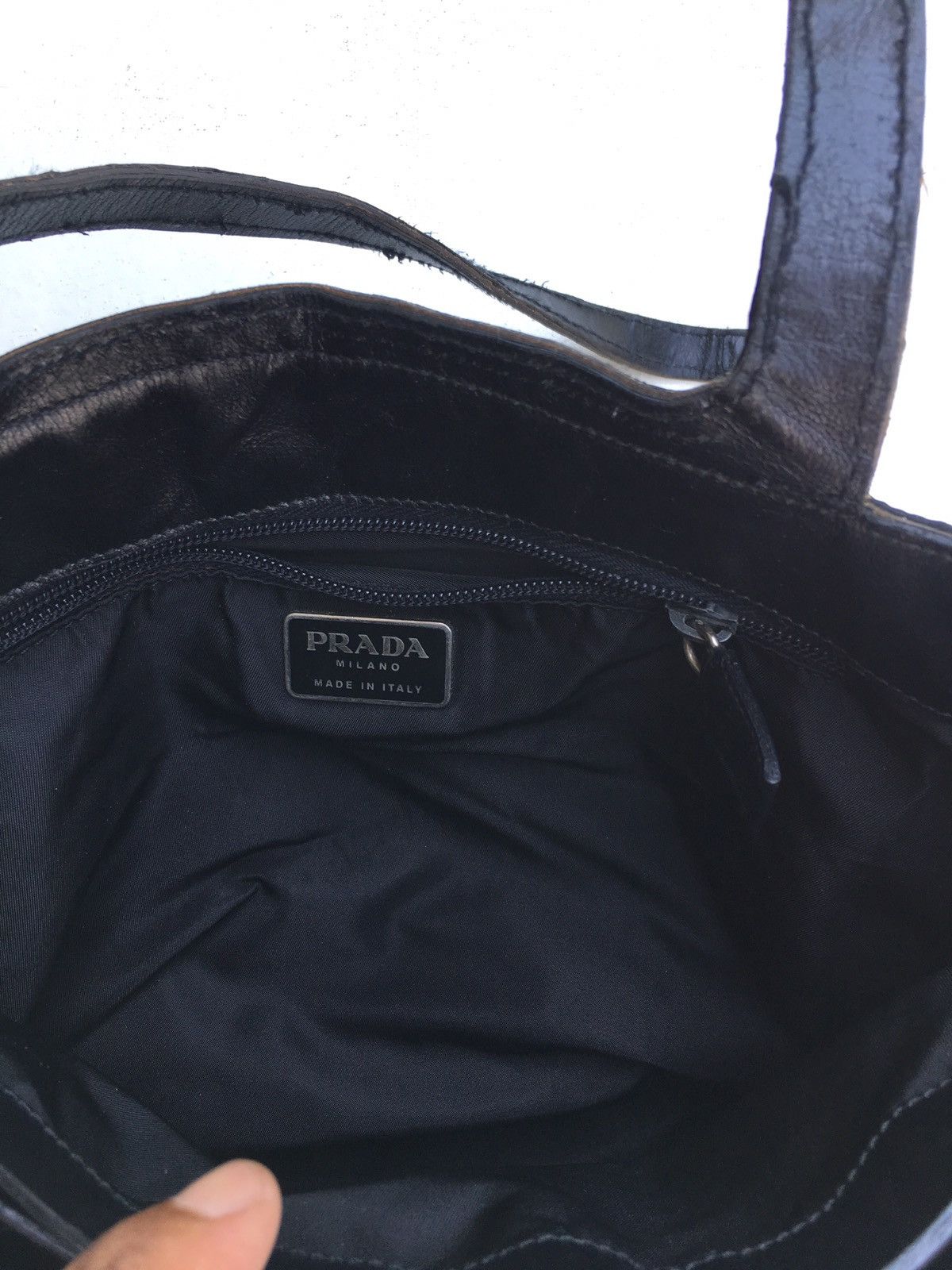 Vintage Authentic Prada Small Tote Bag