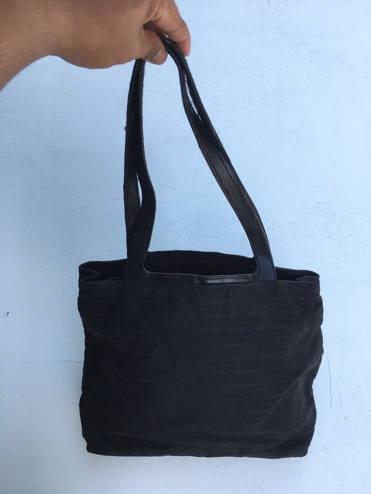 Vintage Authentic Prada Small Tote Bag