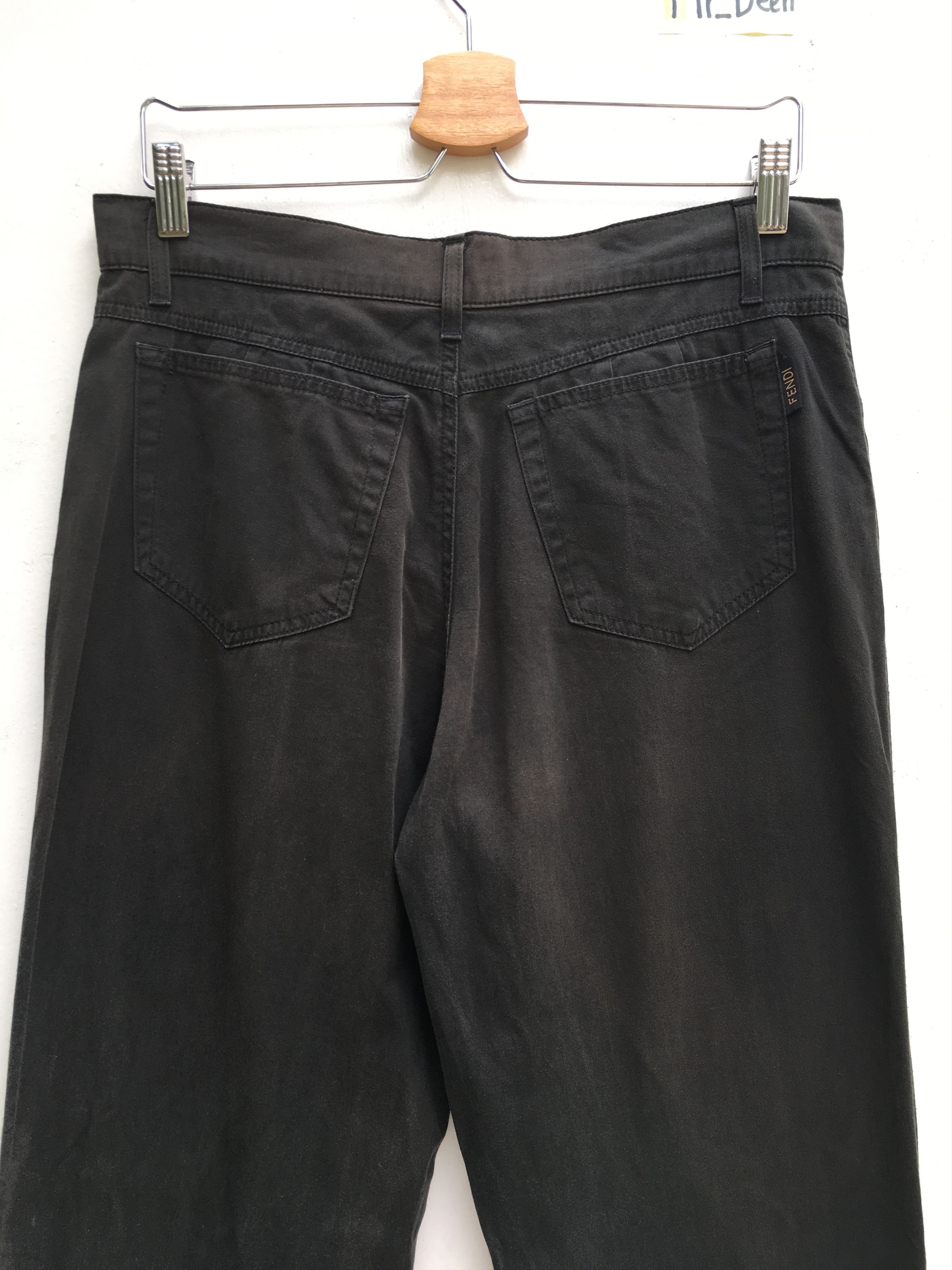 Fendi Vintage FENDI Italy Casual Pants Brown Size US 33 - 12 Thumbnail