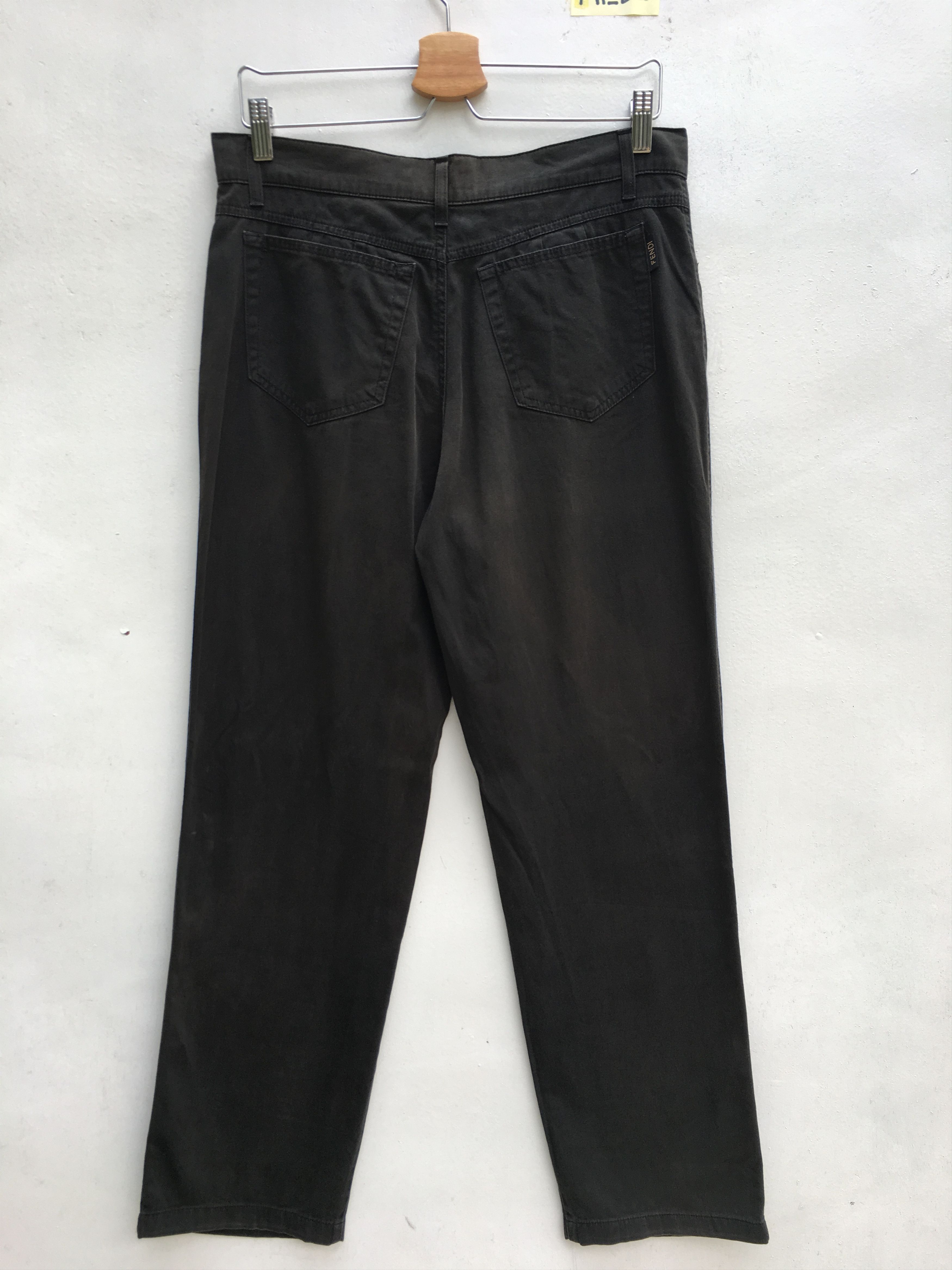Fendi Vintage FENDI Italy Casual Pants Brown Size US 33 - 9 Thumbnail