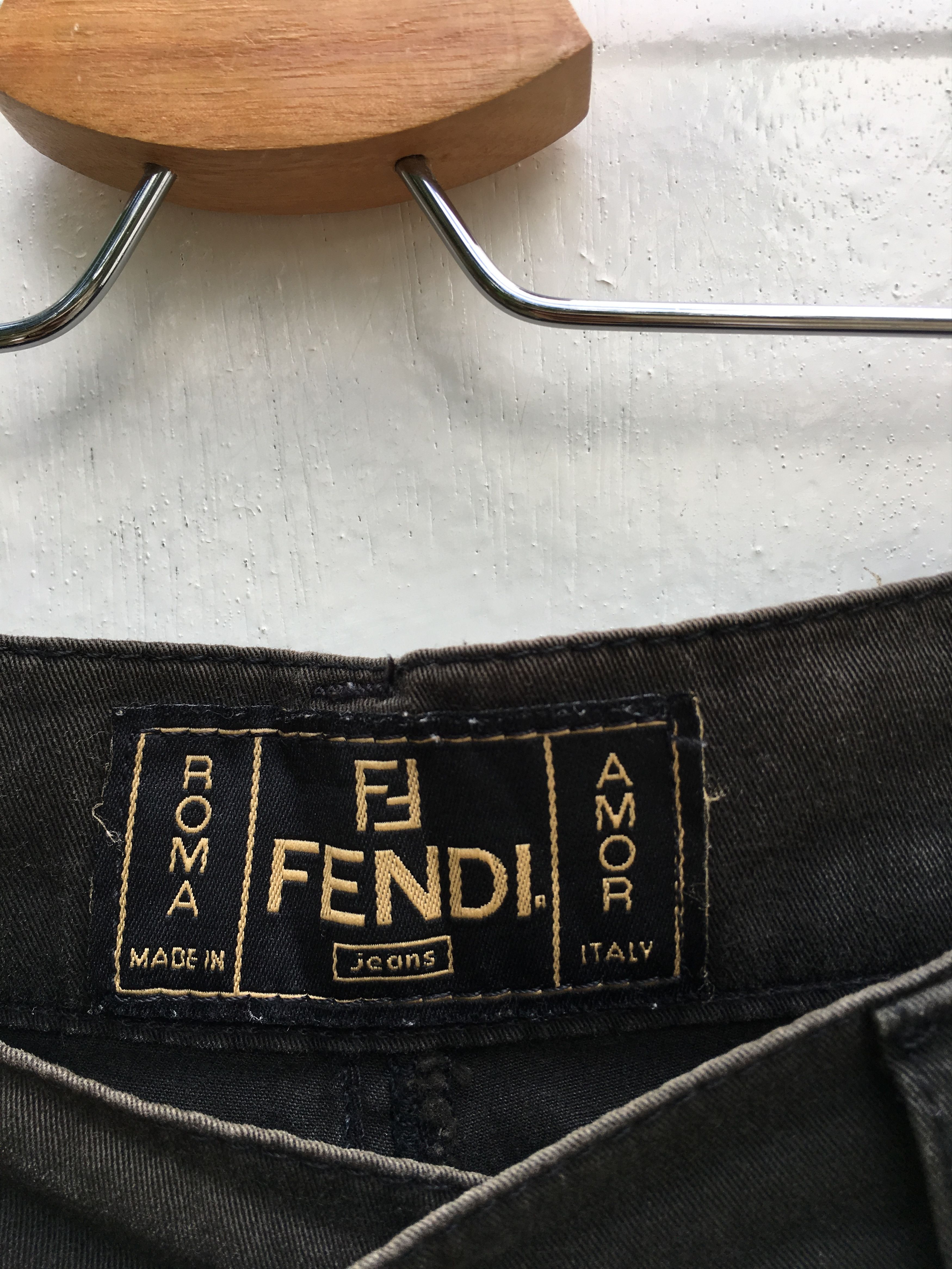 Fendi Vintage FENDI Italy Casual Pants Brown Size US 33 - 7 Thumbnail