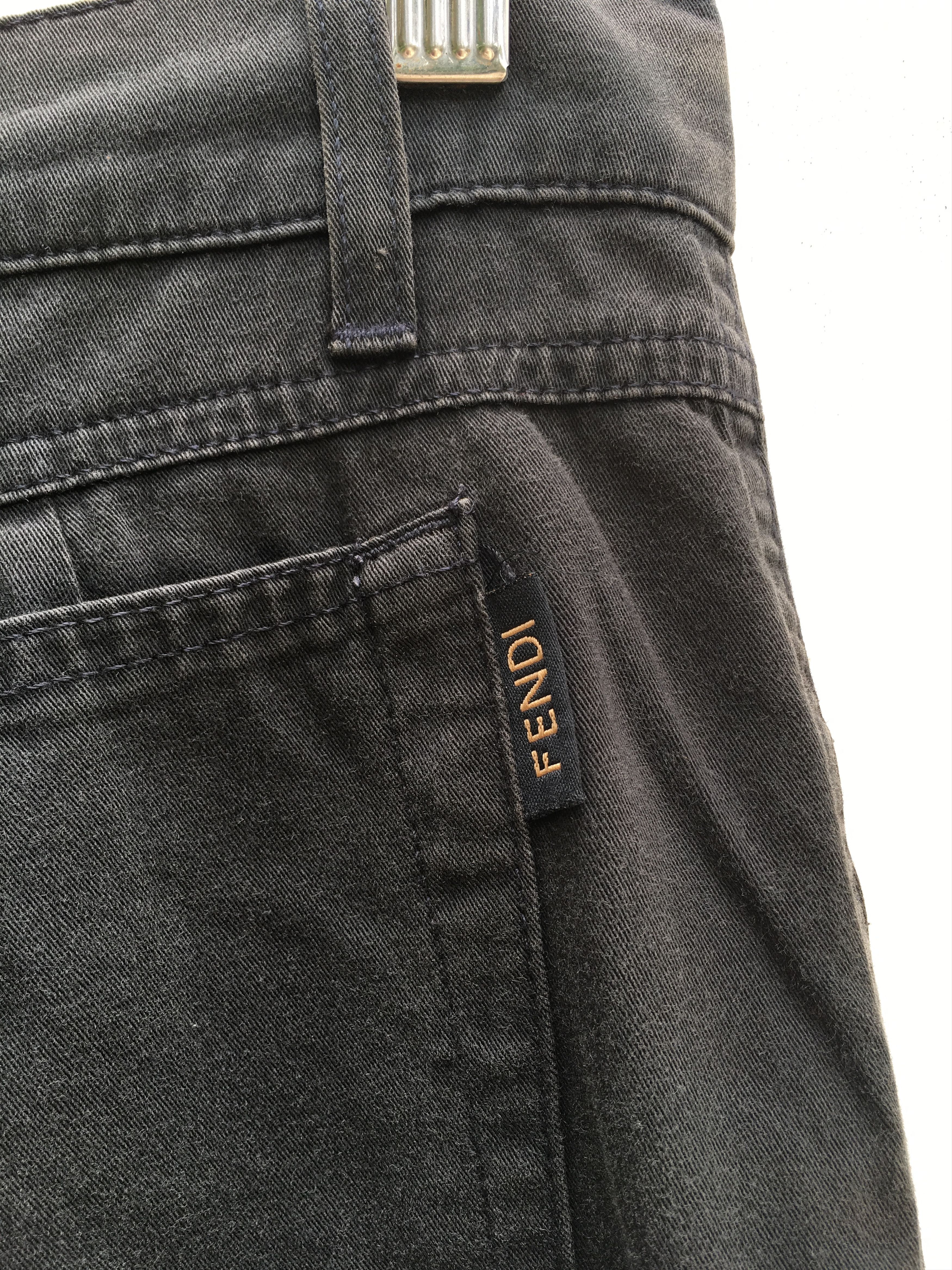Fendi Vintage FENDI Italy Casual Pants Brown Size US 33 - 14 Thumbnail