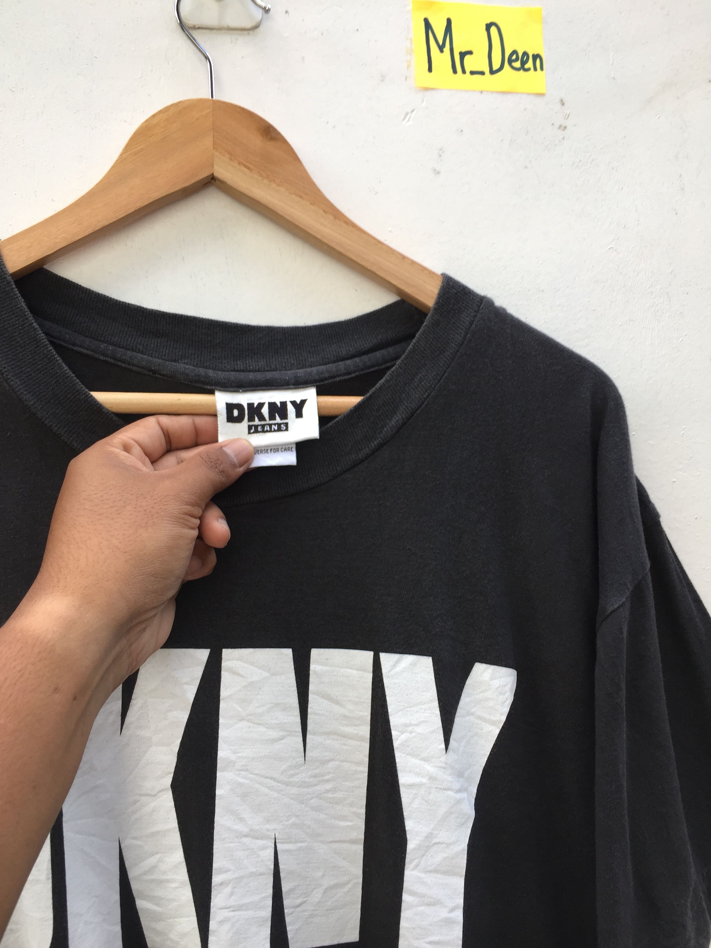 DKNY Vintage Dkny Donna Karan New York Big Logo Made In Usa Size US L / EU 52-54 / 3 - 6 Thumbnail