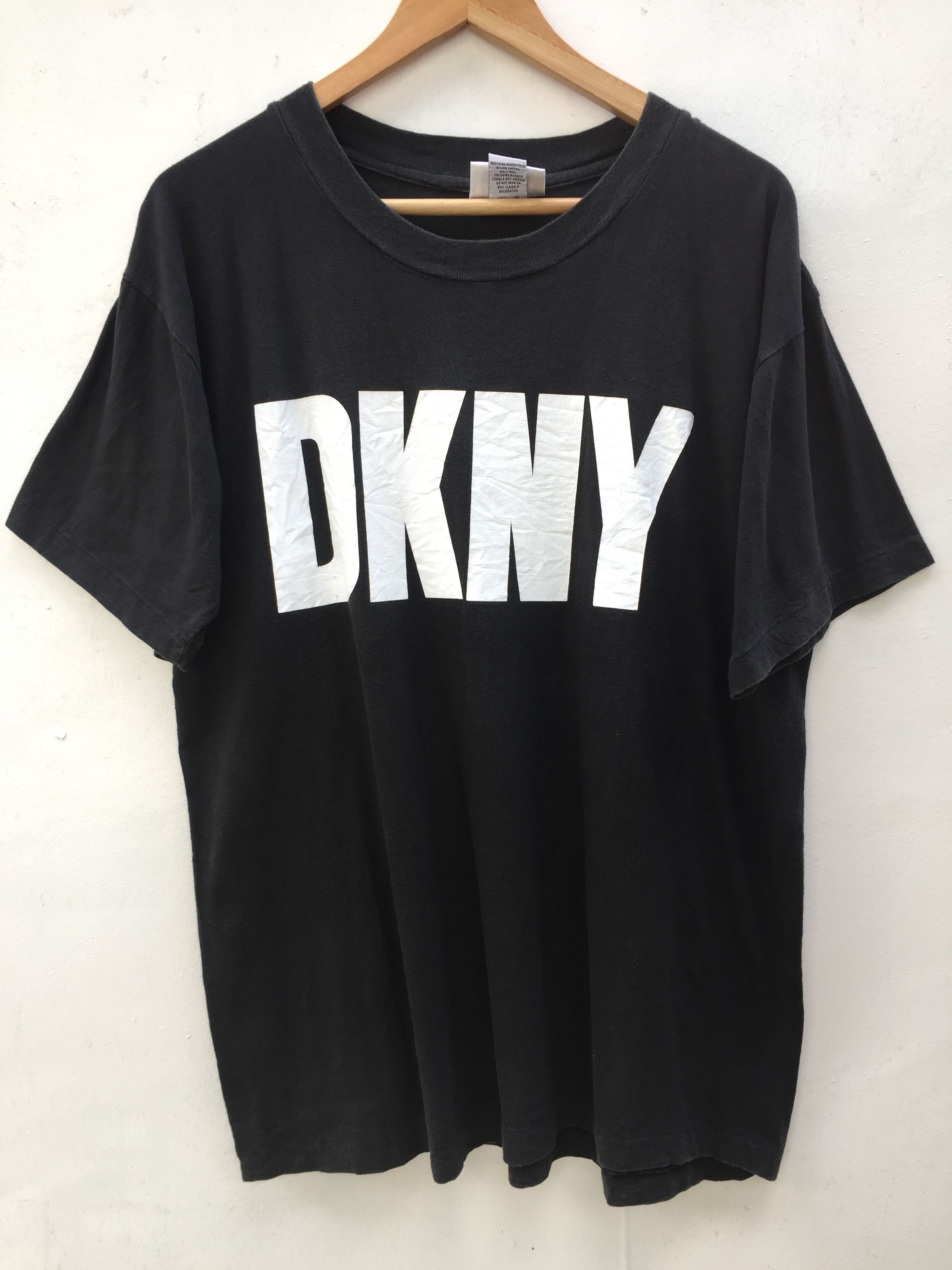 DKNY Vintage Dkny Donna Karan New York Big Logo Made In Usa Size US L / EU 52-54 / 3 - 4 Thumbnail