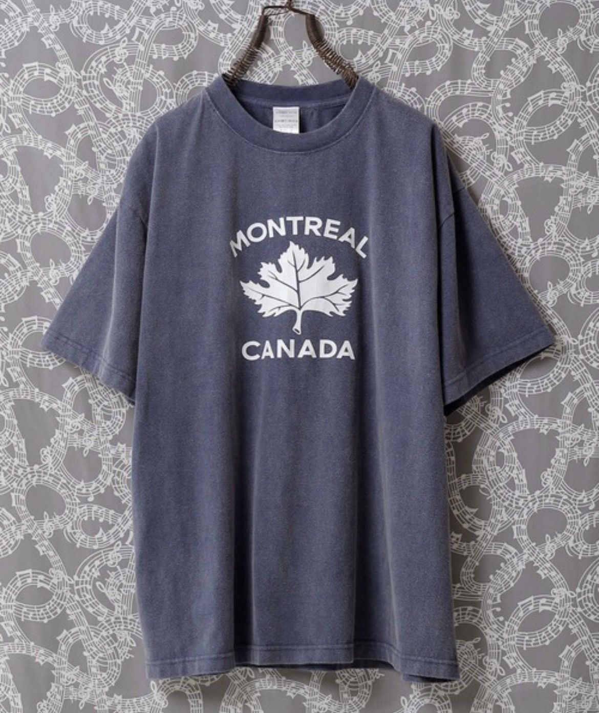 Pre-owned Number N Ine Number Nine Montreal Canada Tee Size 2 In Blue