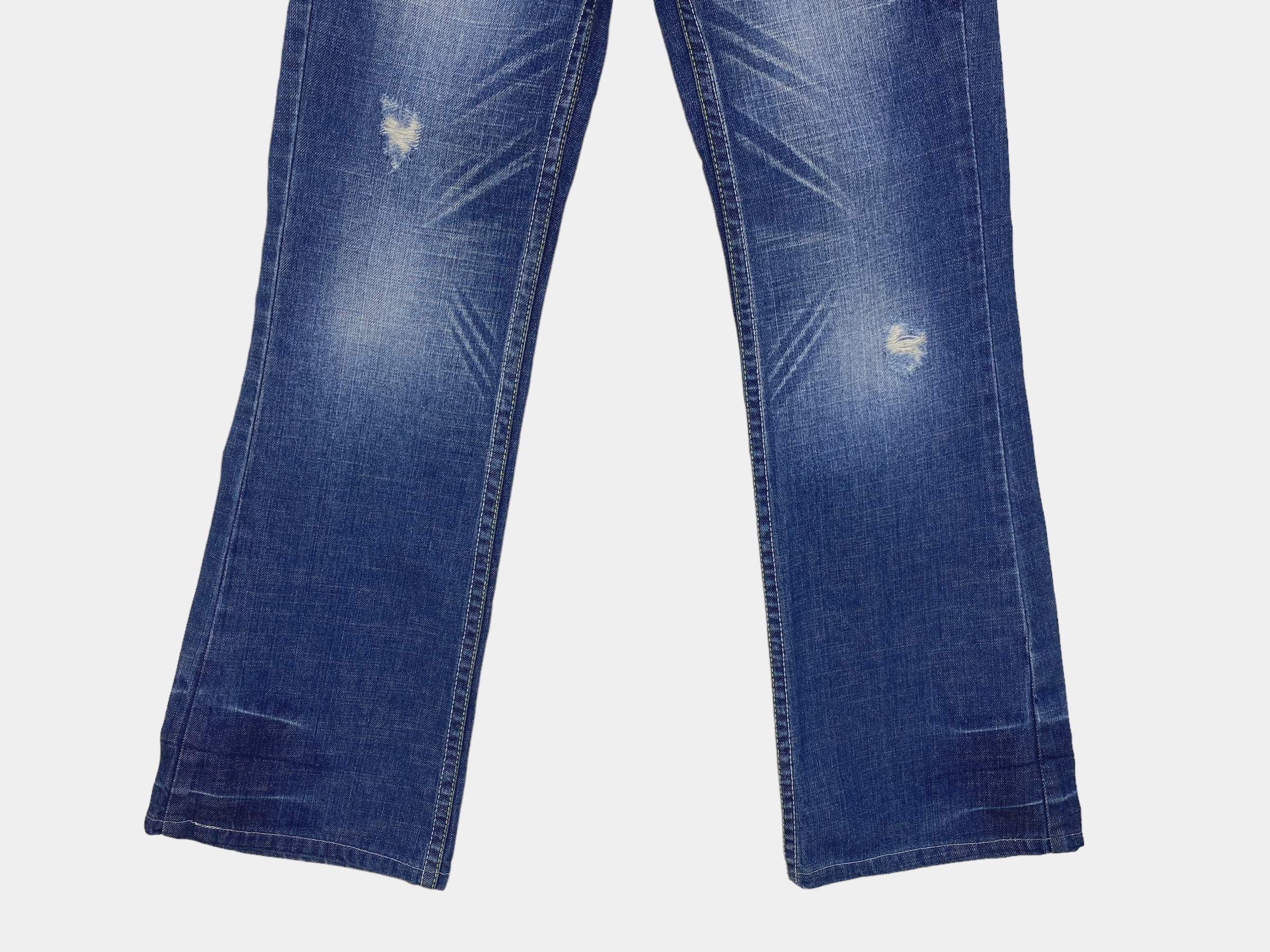 Japanese Brand Red Pepper Bootcut Flare Jeans Japanese Embroidered Jeans Size 28" / US 6 / IT 42 - 5 Thumbnail