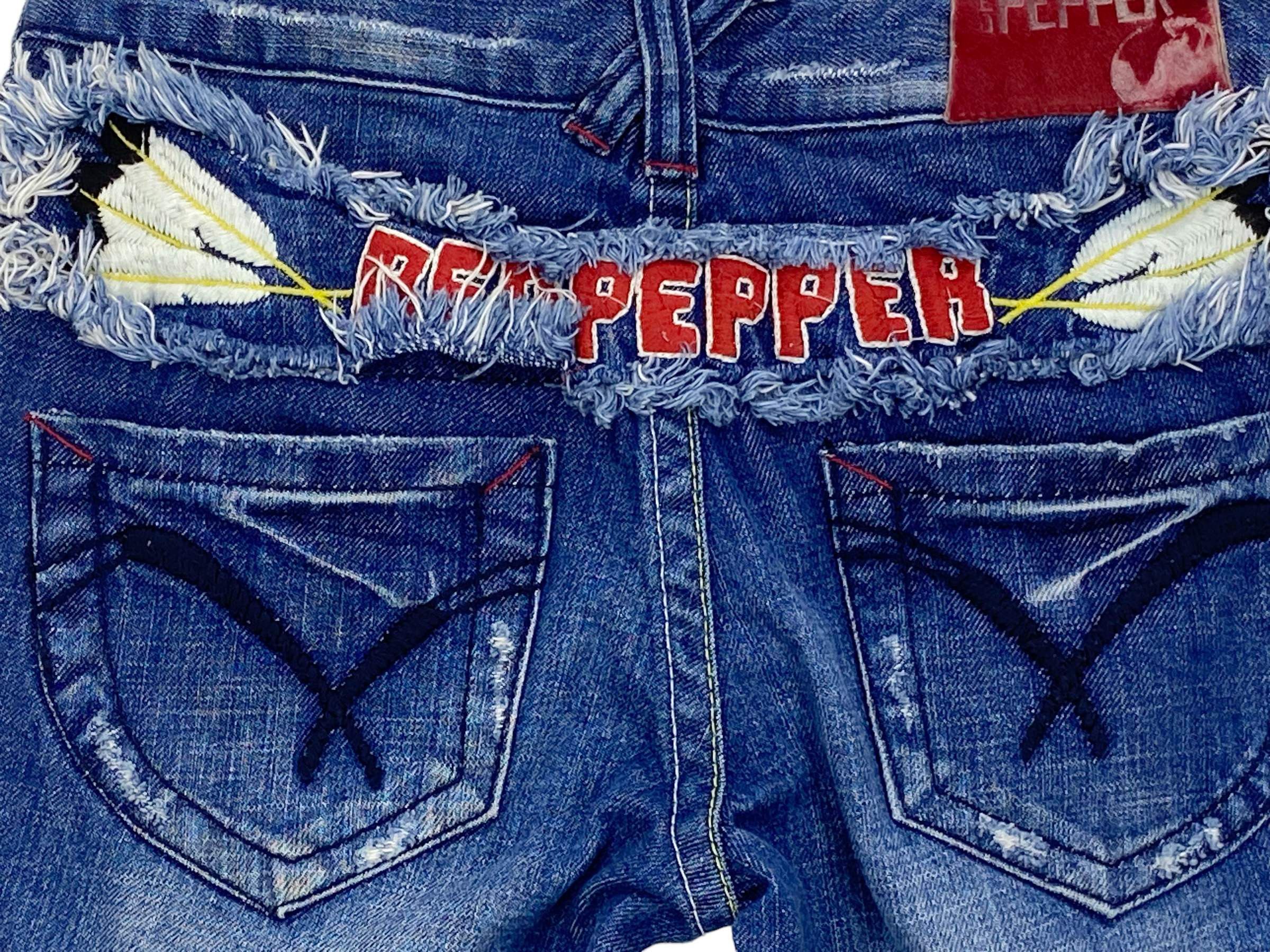 Japanese Brand Red Pepper Bootcut Flare Jeans Japanese Embroidered Jeans Size 28" / US 6 / IT 42 - 8 Thumbnail