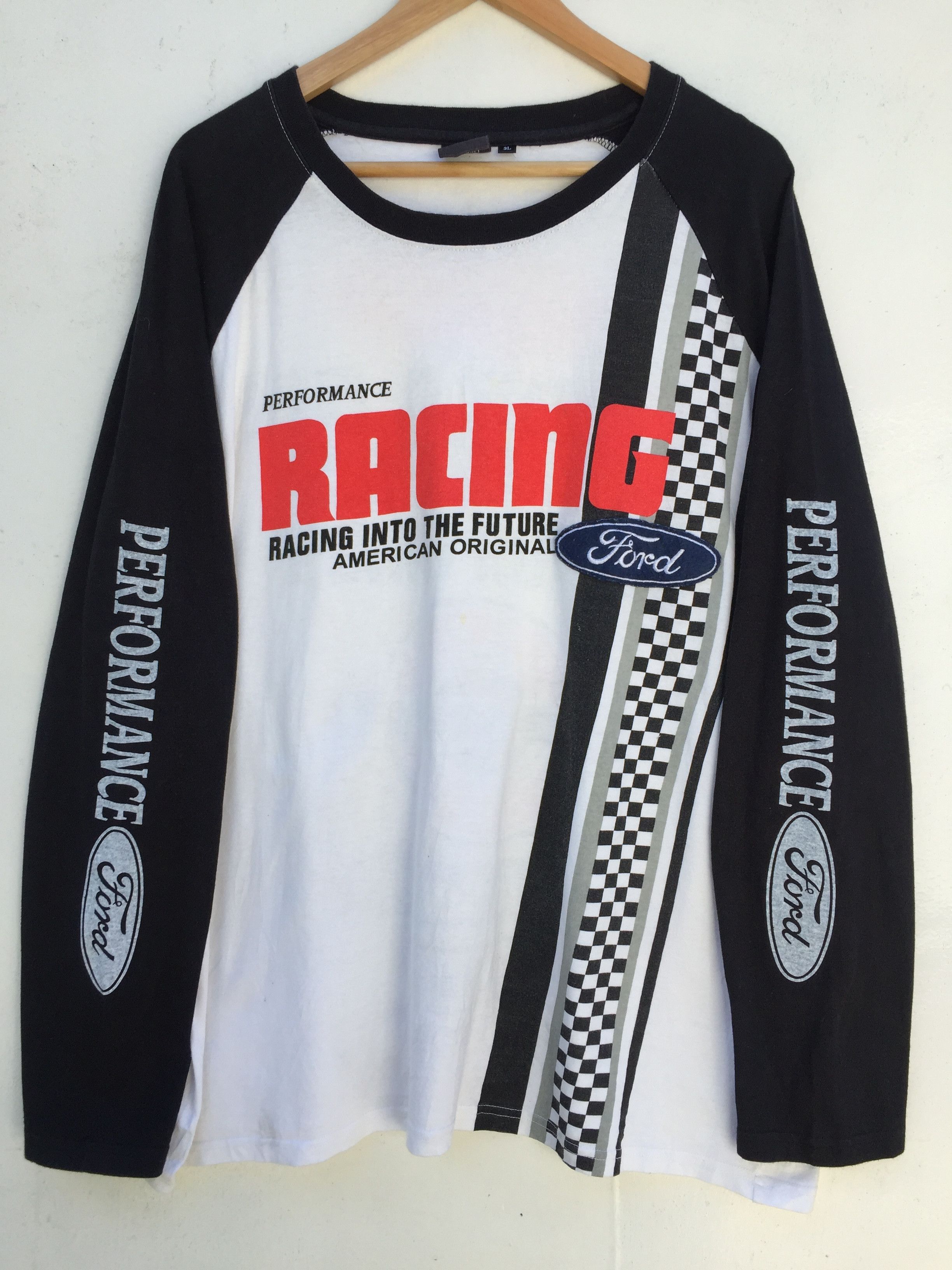 Ford Rare Design Vintage Ford Racing Team T-shirt 90s Size US XL / EU 56 / 4 - 4 Thumbnail