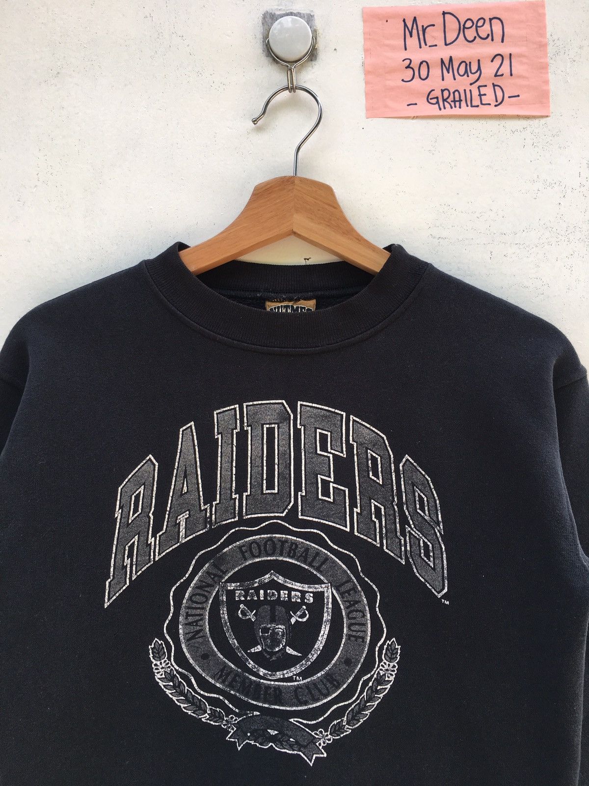 NFL Vintage NFL Oakland Raiders Big Logo Member Sweatshirt Size US S / EU 44-46 / 1 - 5 Thumbnail