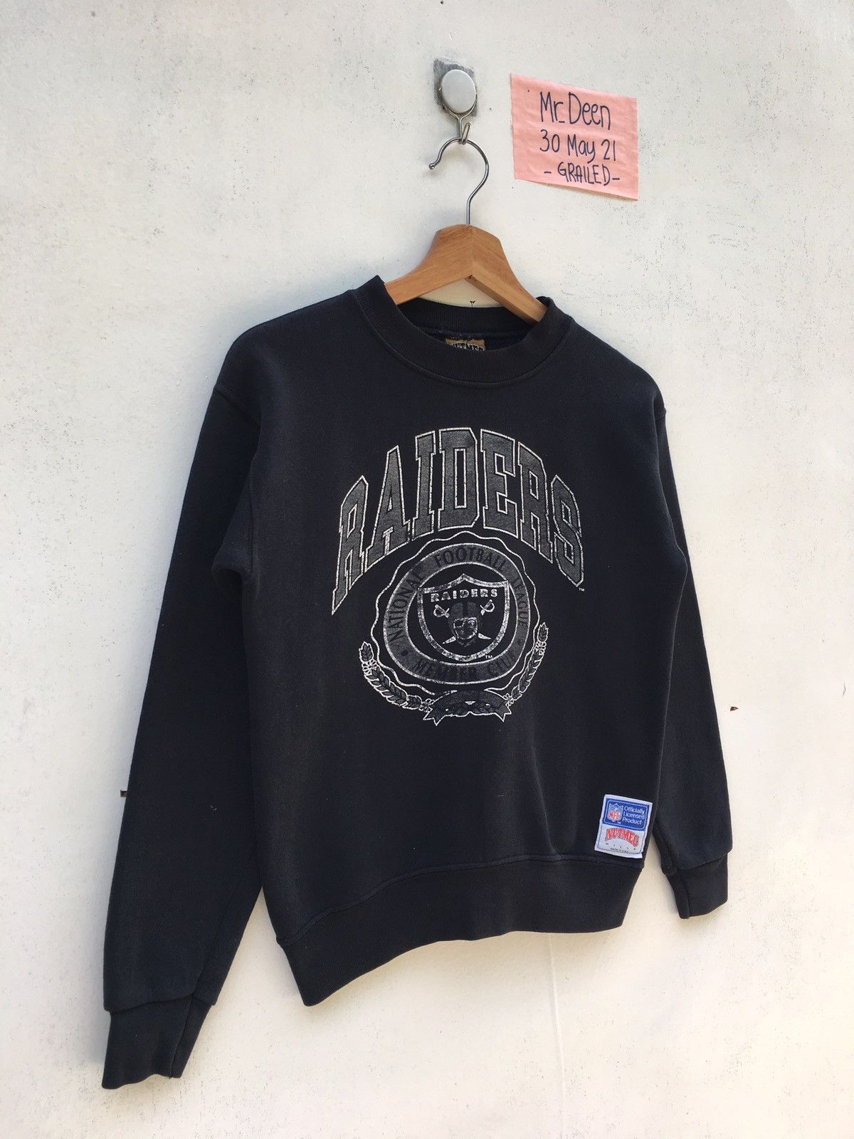 NFL Vintage NFL Oakland Raiders Big Logo Member Sweatshirt Size US S / EU 44-46 / 1 - 2 Thumbnail