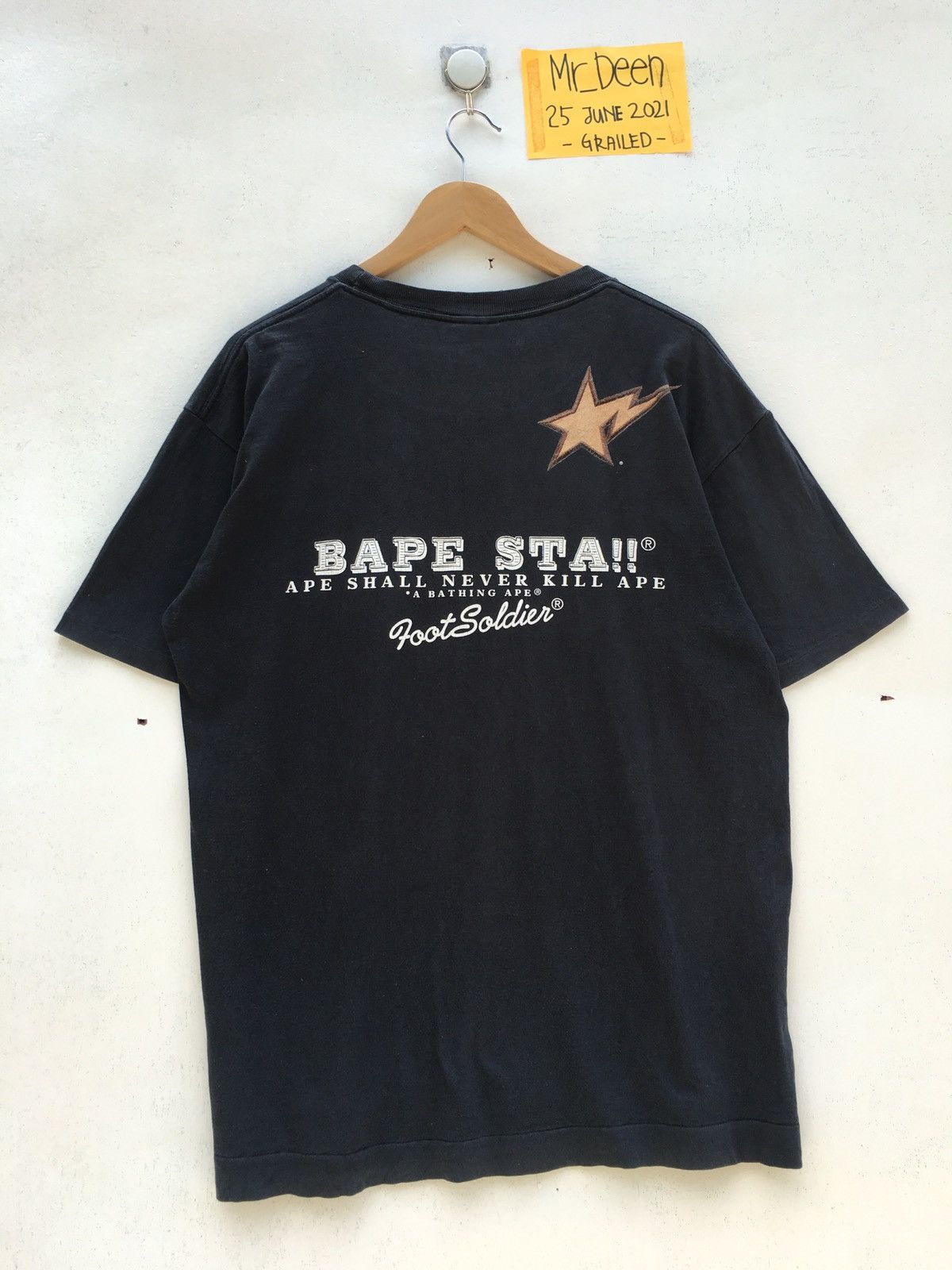 Bape Bape Sta College Tee Size US L / EU 52-54 / 3 - 1 Thumbnail