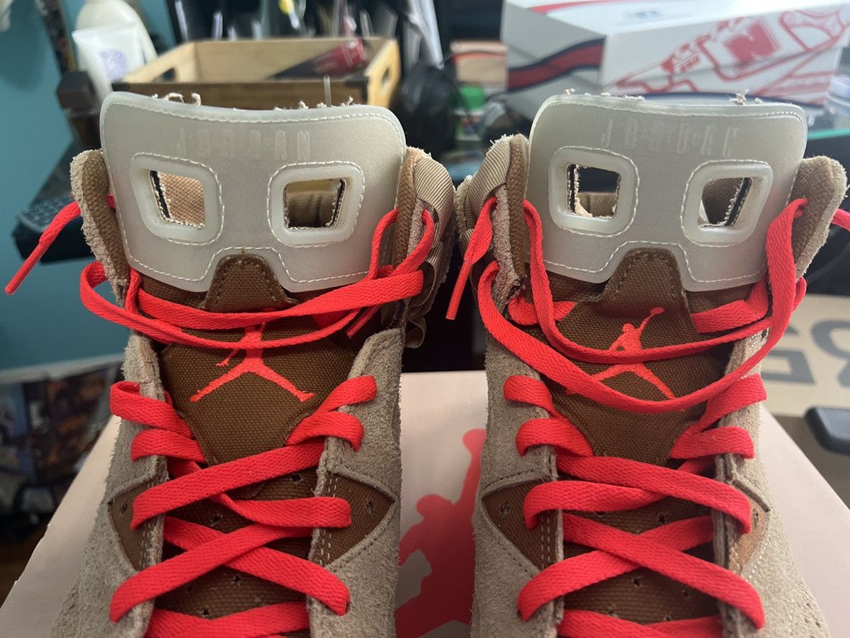 Jordan Brand × Travis Scott Air Jordan 6 Retro Travis Scott British Khaki Size 12 Size US 12 / EU 45 - 7 Thumbnail