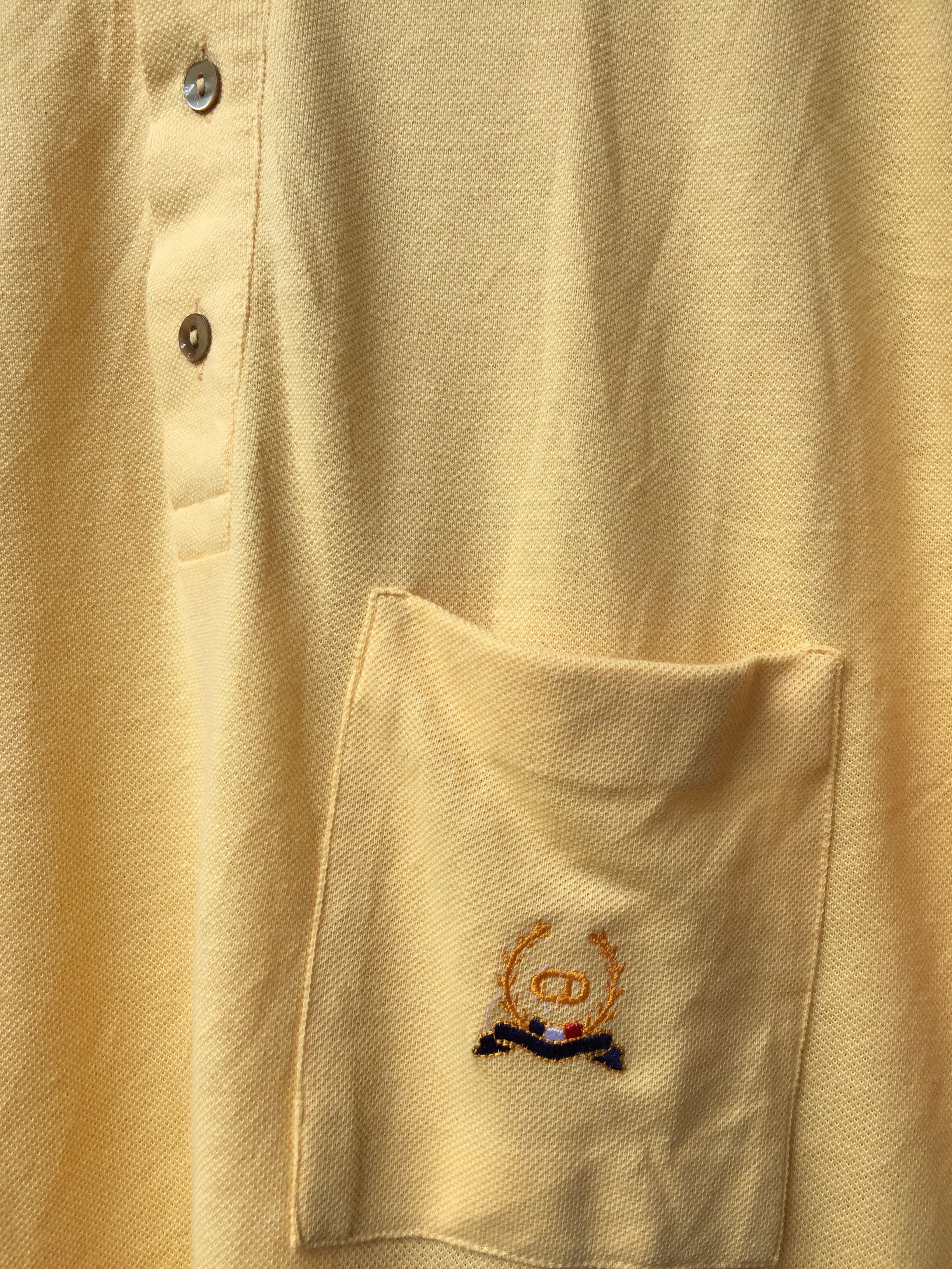 Christian Dior Monsieur Vintage CHRISTIAN DIOR Yellow Polo Shirt size M Size US M / EU 48-50 / 2 - 5 Thumbnail