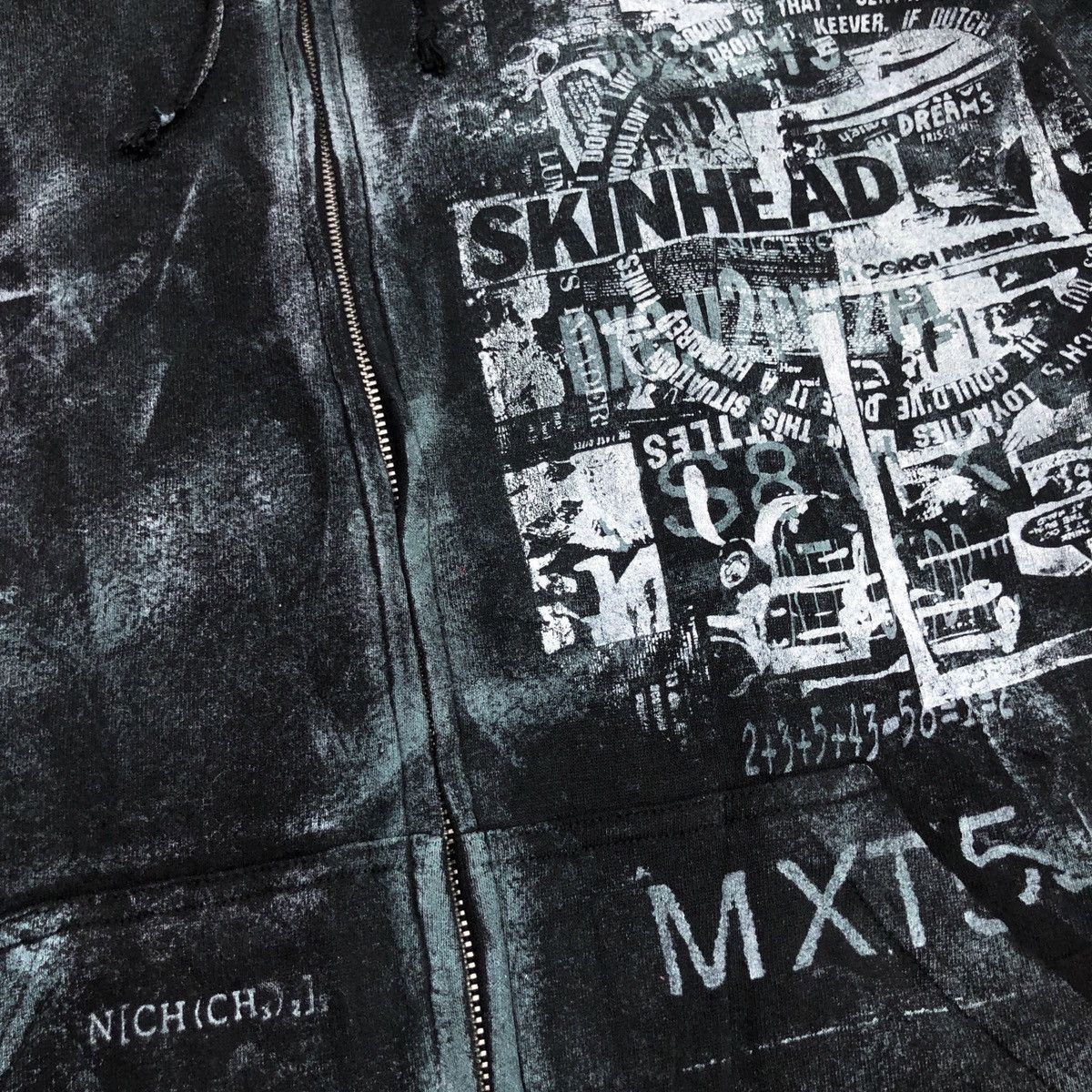 Japanese Brand HN+Die Skinhead Zip Up Hoodie Size US L / EU 52-54 / 3 - 3 Thumbnail