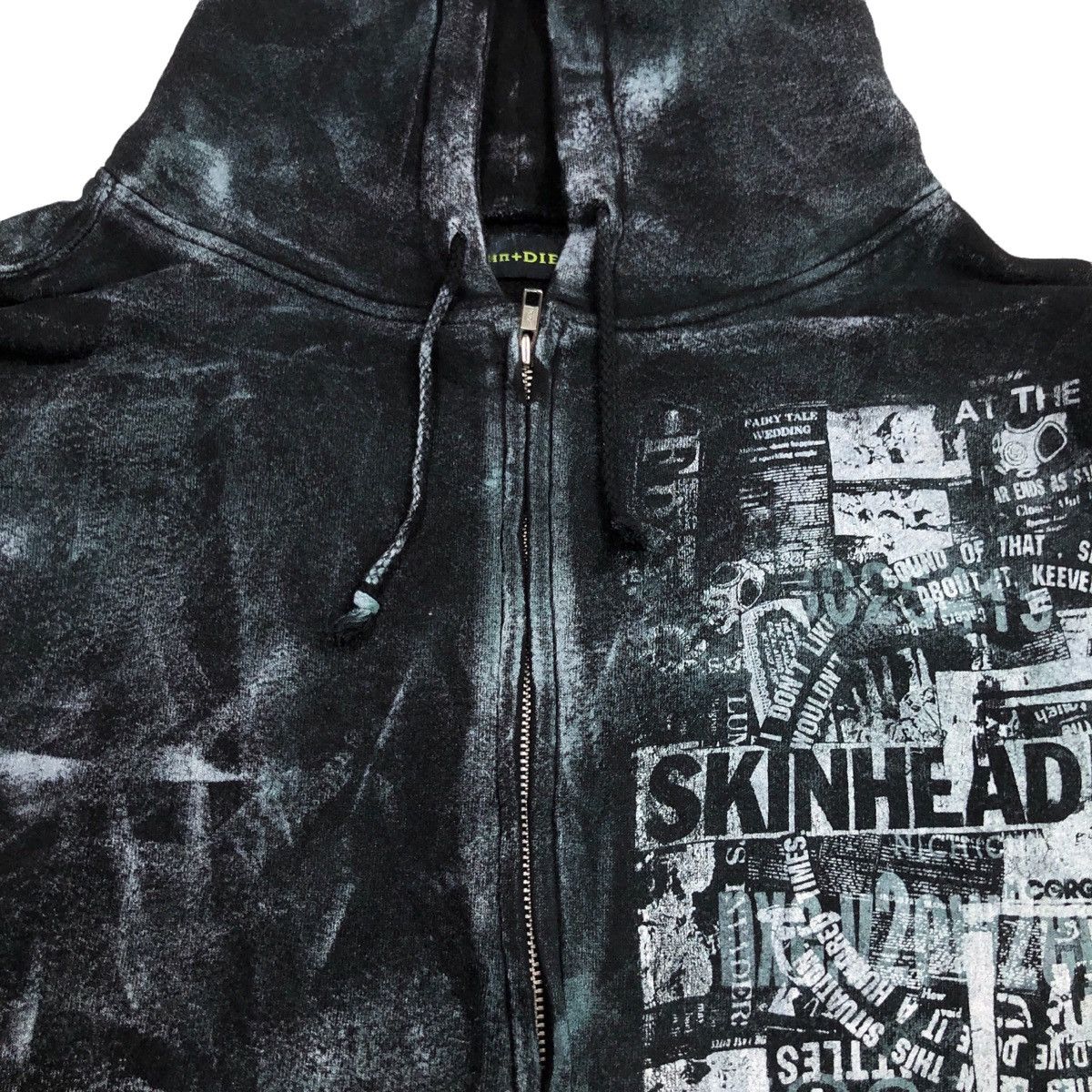 Japanese Brand HN+Die Skinhead Zip Up Hoodie Size US L / EU 52-54 / 3 - 4 Thumbnail