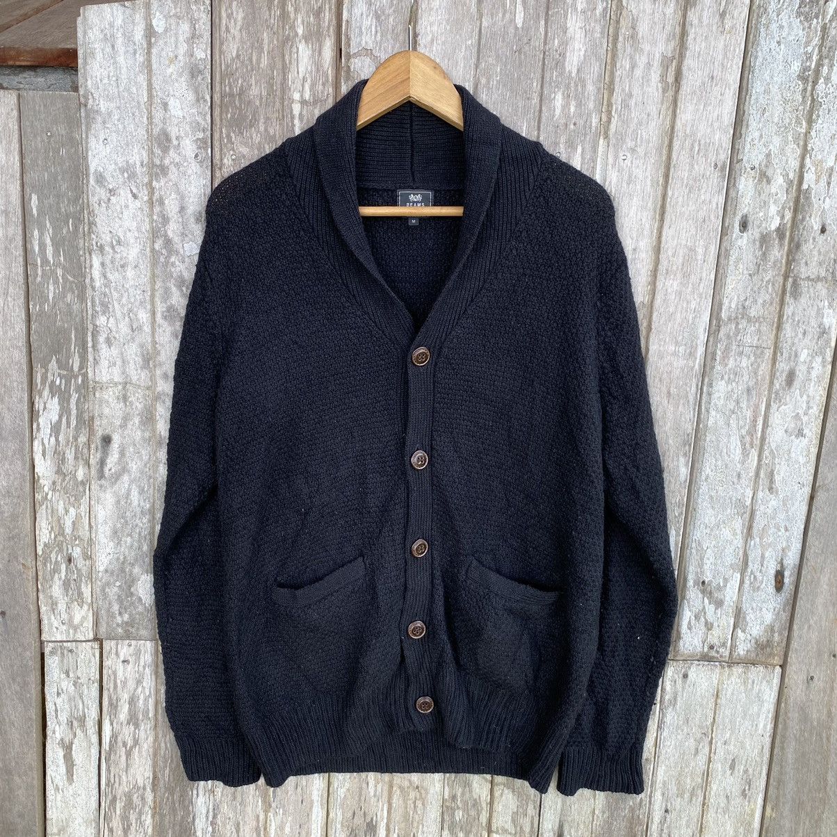 Beams Plus Beams Heart Knit Wool Cardigan ERD GRUNGE SWEATER Size US M / EU 48-50 / 2 - 1 Thumbnail