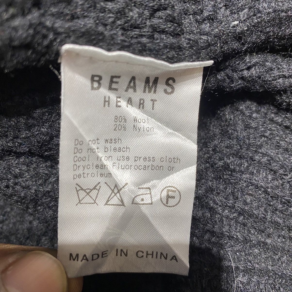 Beams Plus Beams Heart Knit Wool Cardigan ERD GRUNGE SWEATER Size US M / EU 48-50 / 2 - 7 Thumbnail