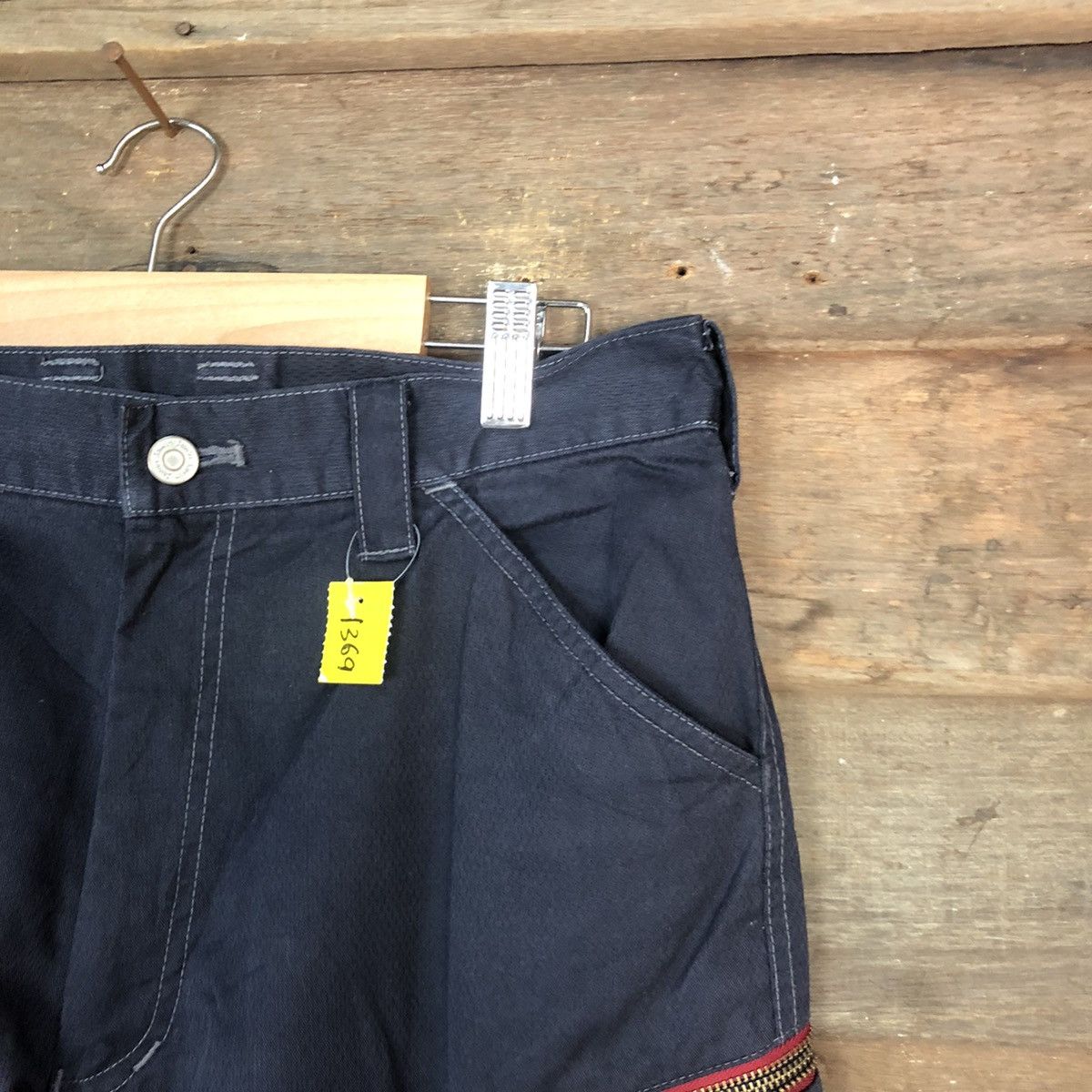 Japanese Brand DLL Jawin Blue Cargo Multipocket Pants #1369 Size US 31 - 6 Thumbnail