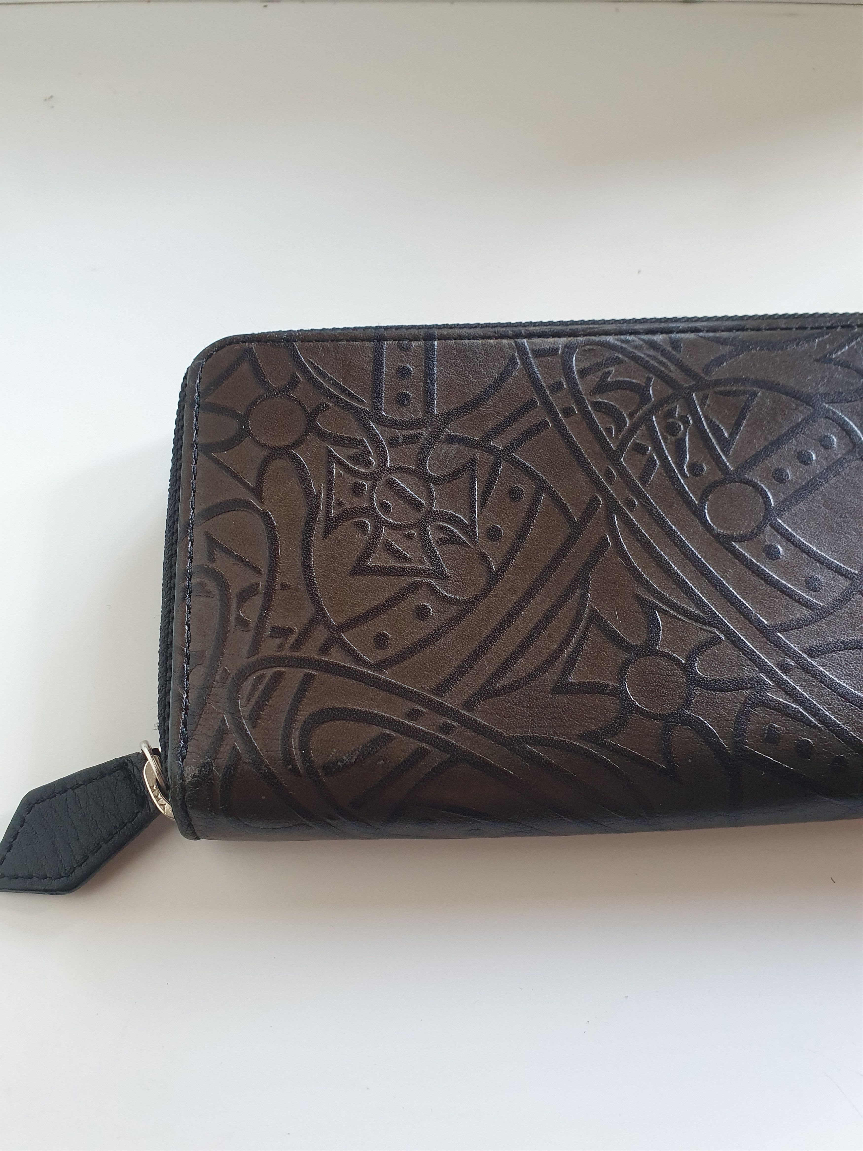 Vivienne Westwood Vivienne Westwood Multilogo Brown/Black Y2k Leather Wallet Size ONE SIZE - 5 Thumbnail