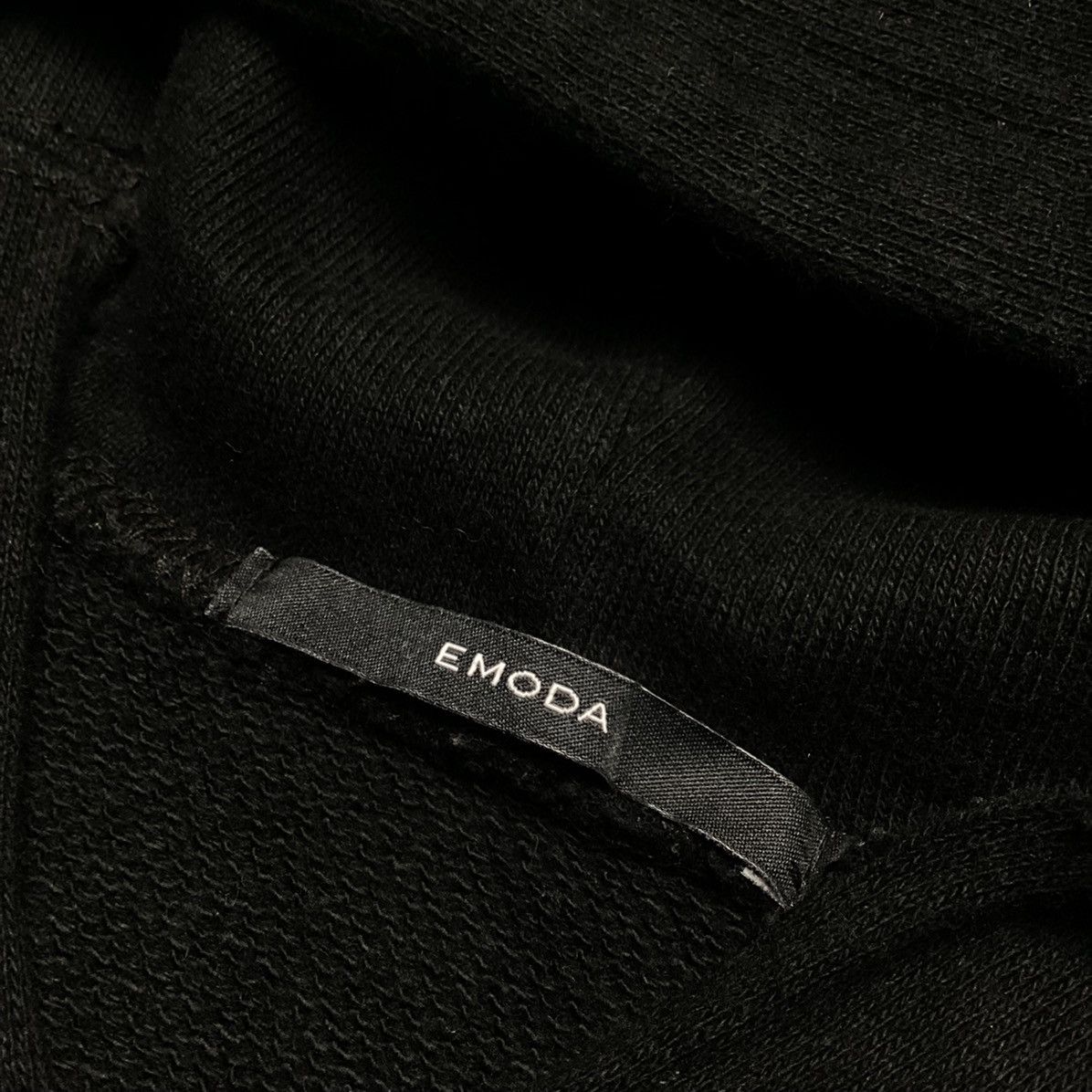 If Six Was Nine 🇯🇵 EMODA PATCHWORK WORDING HOODIE SWEATER Size US XXL / EU 58 / 5 - 4 Thumbnail