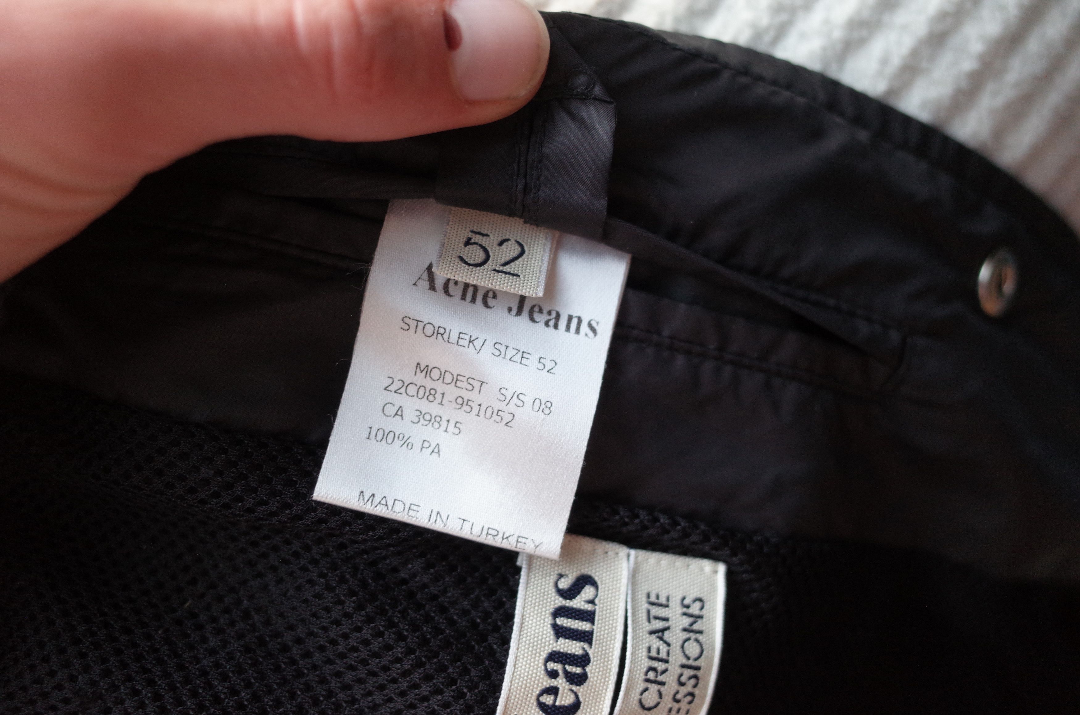 Acne Studios Acne Windbreaker S/S 2008 Jacket Size US L / EU 52-54 / 3 - 6 Thumbnail