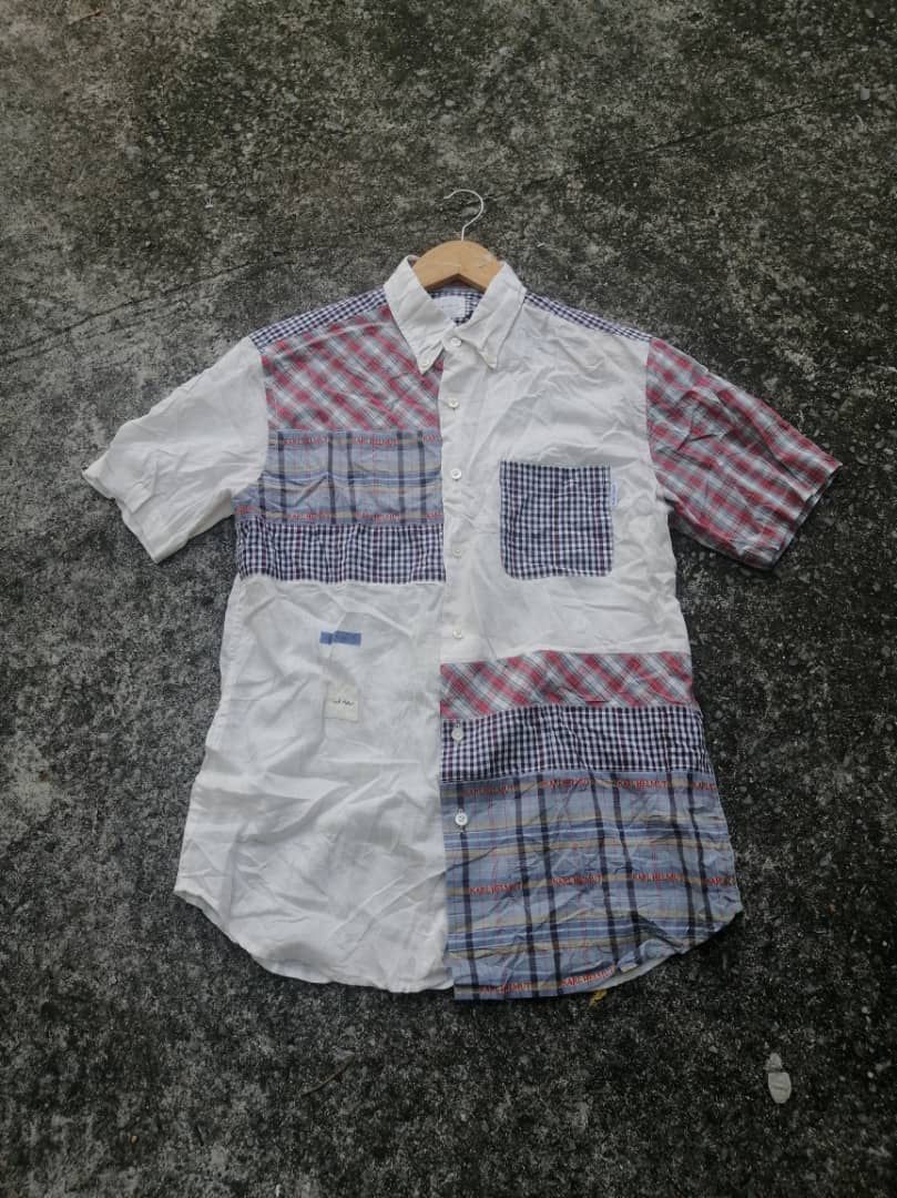 Designer × Karl Helmut Karl Helmut Patchwork Buttons Shirt Size US M / EU 48-50 / 2 - 1 Thumbnail