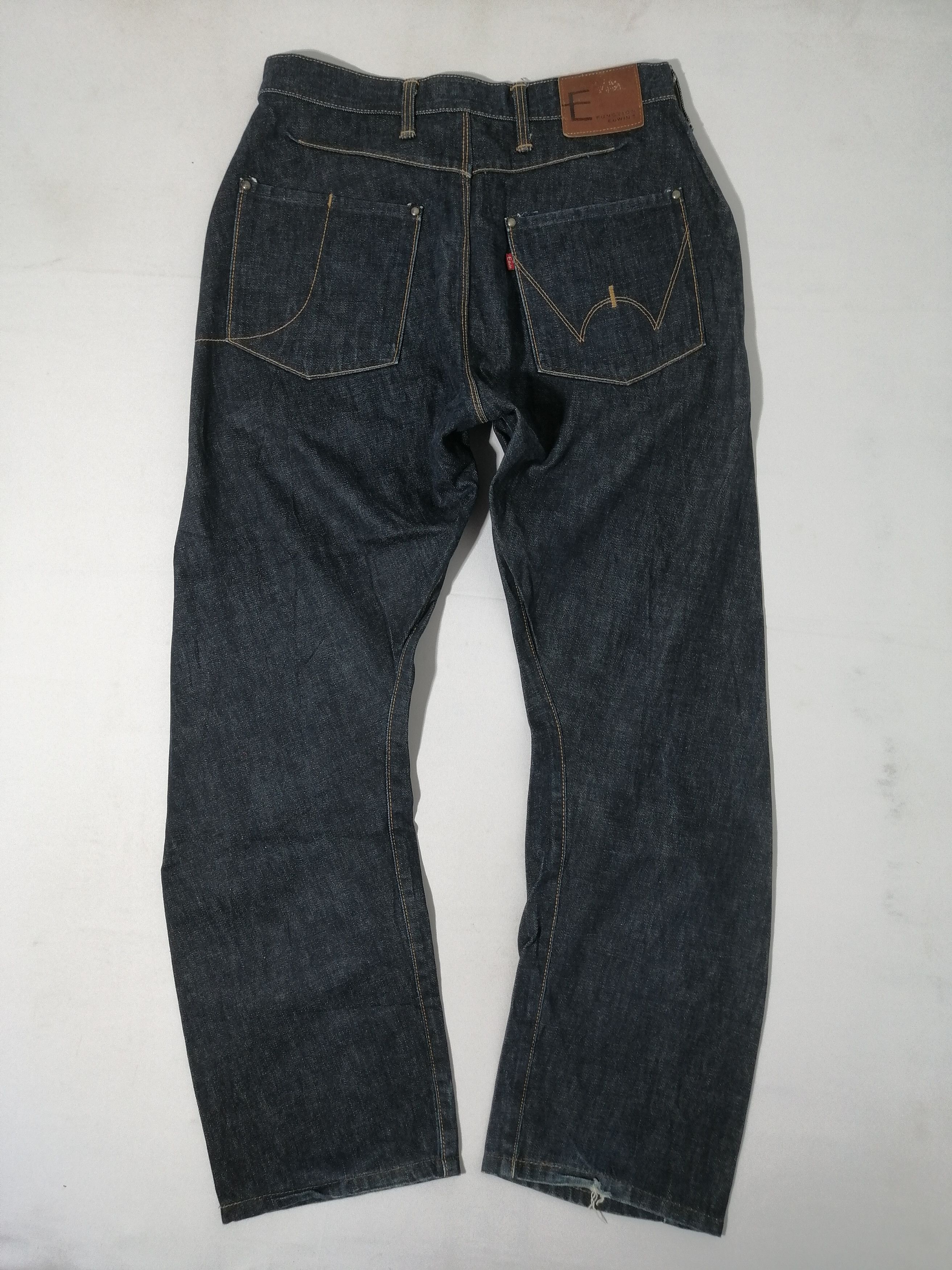 Edwin × Japanese Brand × Vintage Vintage E Function by Edwin Denim Jeans Size US 32 / EU 48 - 2 Thumbnail