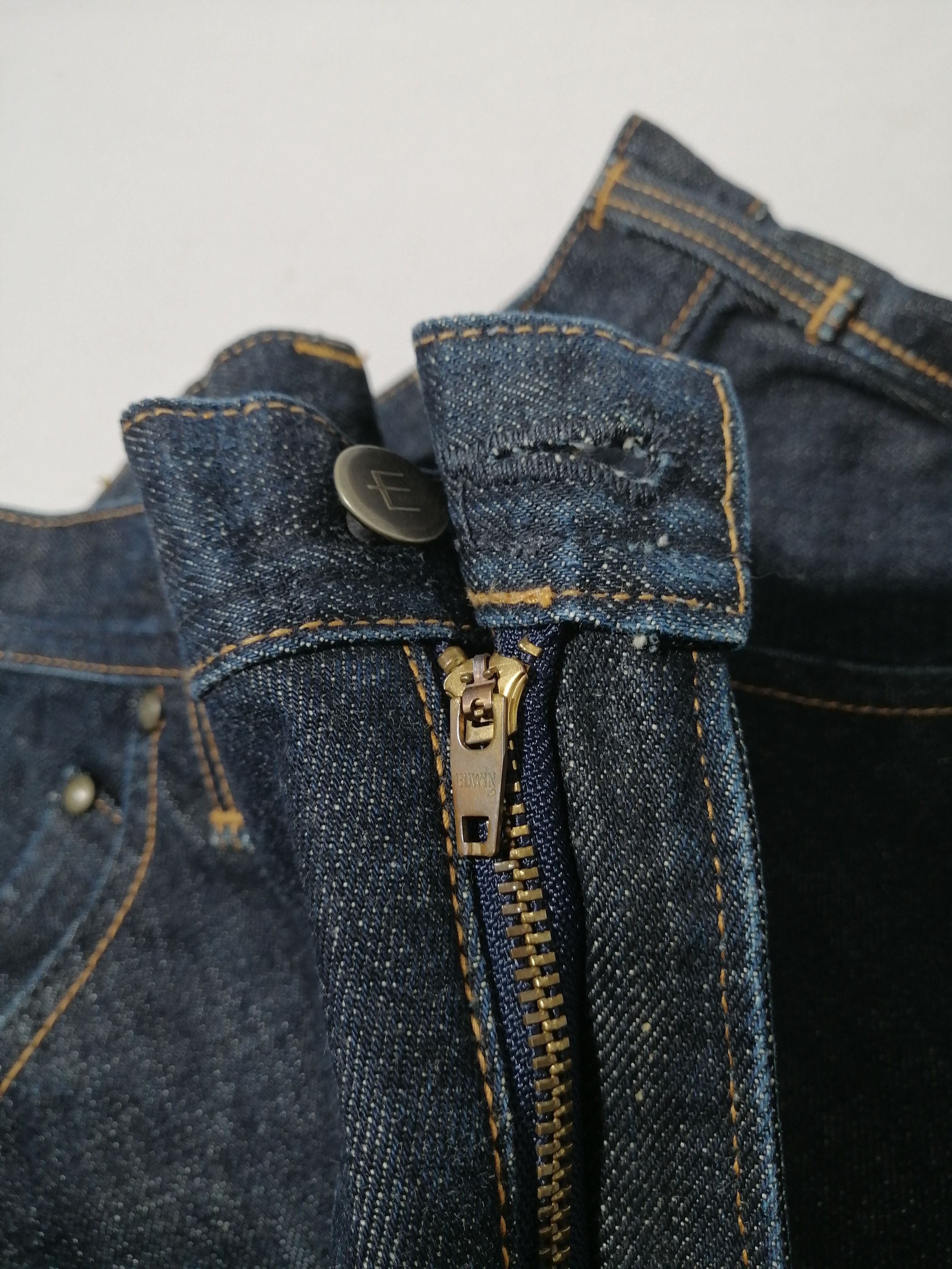Edwin × Japanese Brand × Vintage Vintage E Function by Edwin Denim Jeans Size US 32 / EU 48 - 4 Thumbnail