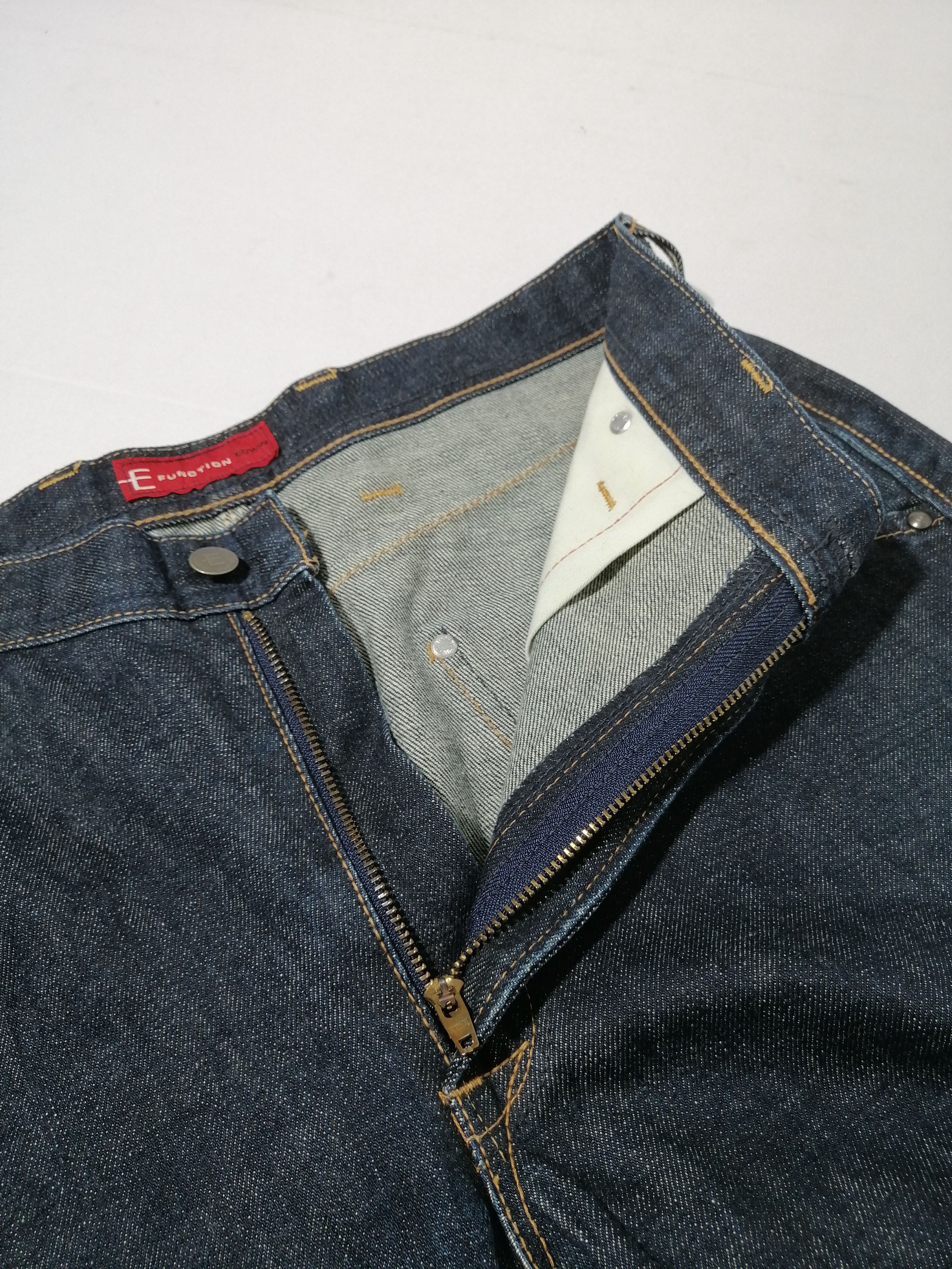Edwin × Japanese Brand × Vintage Vintage E Function by Edwin Denim Jeans Size US 32 / EU 48 - 5 Thumbnail