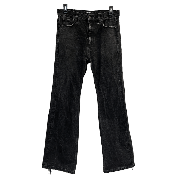Balenciaga Balenciaga FW22 'Lost Tape' Distressed Flare Jeans Grailed