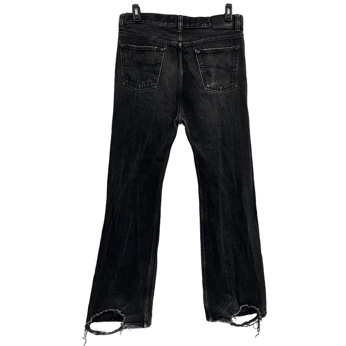 Balenciaga Balenciaga FW22 'Lost Tape' Distressed Flare Jeans | Grailed