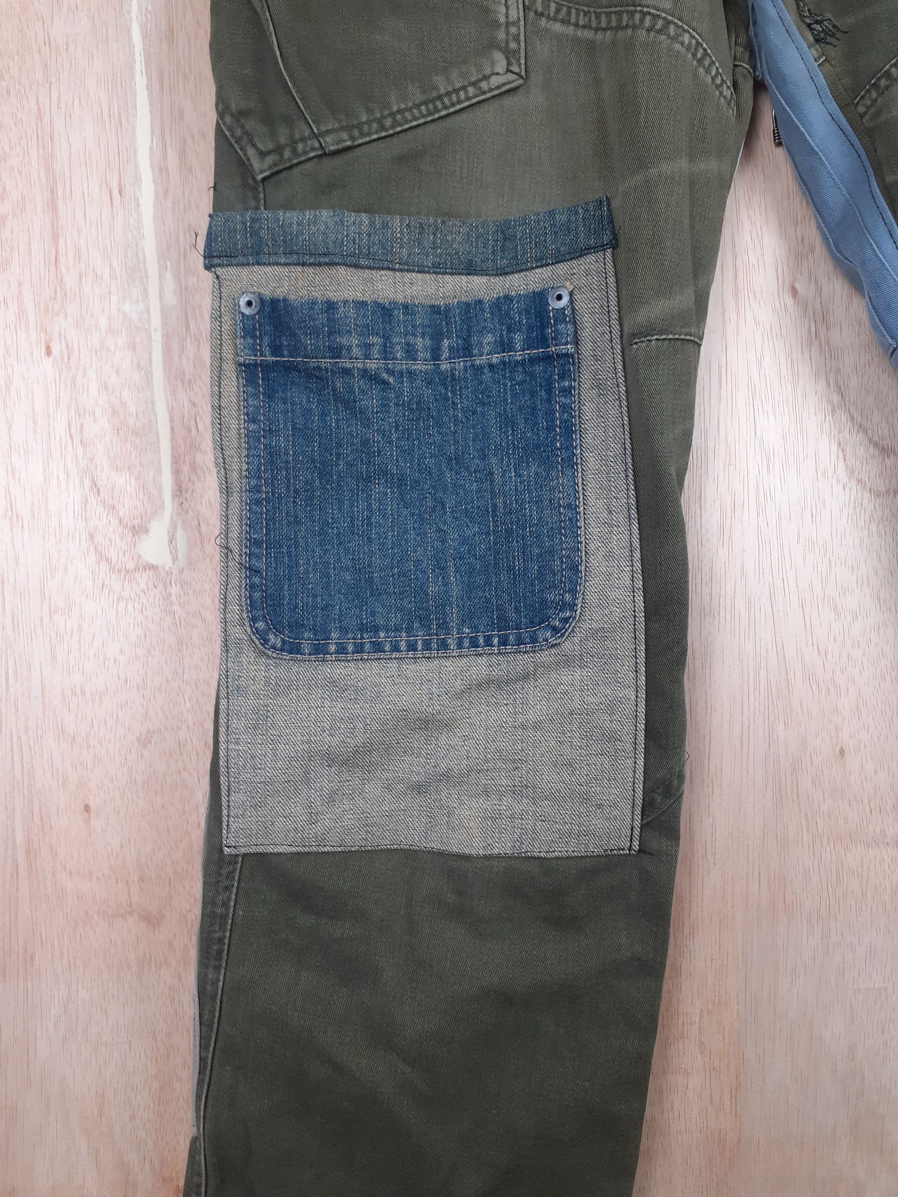 Japanese Brand DL TS Design reworked multipocket custom cargo pants #S246 Size US 32 / EU 48 - 7 Thumbnail