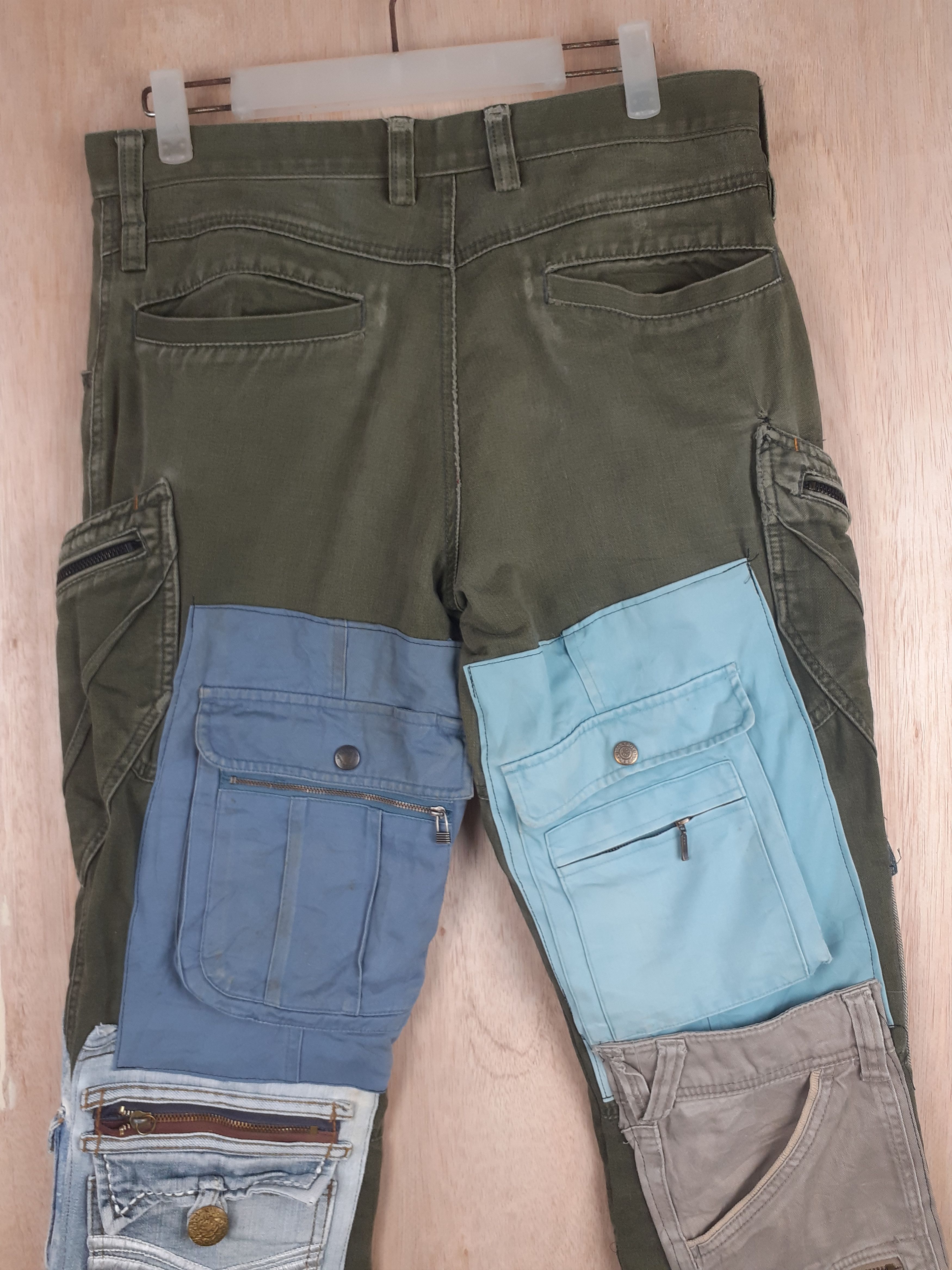 Japanese Brand DL TS Design reworked multipocket custom cargo pants #S246 Size US 32 / EU 48 - 10 Thumbnail