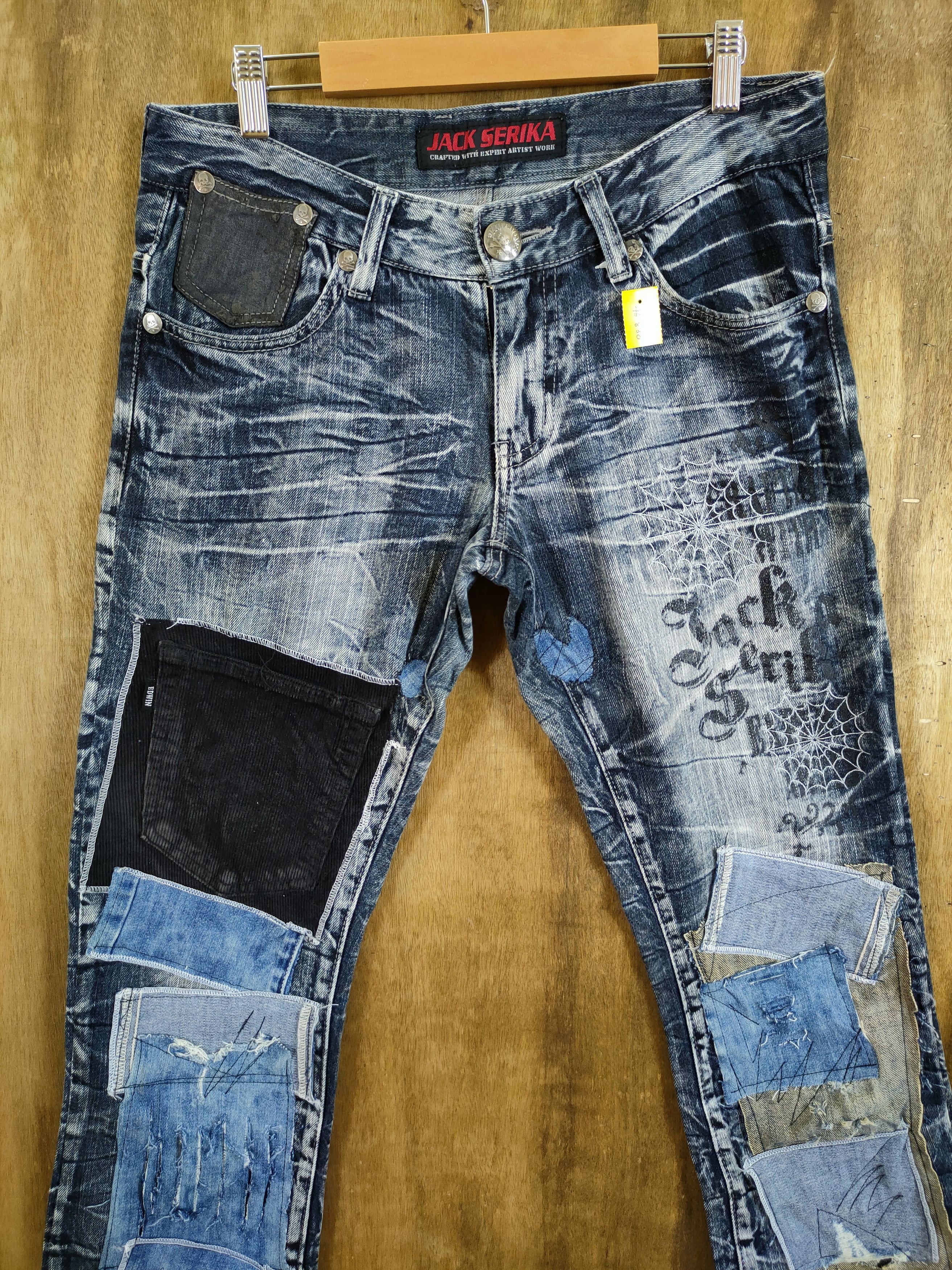 If Six Was Nine DL Jack Serika denim punk like lgb if6was9 pants #46-830 Size US 32 / EU 48 - 4 Thumbnail