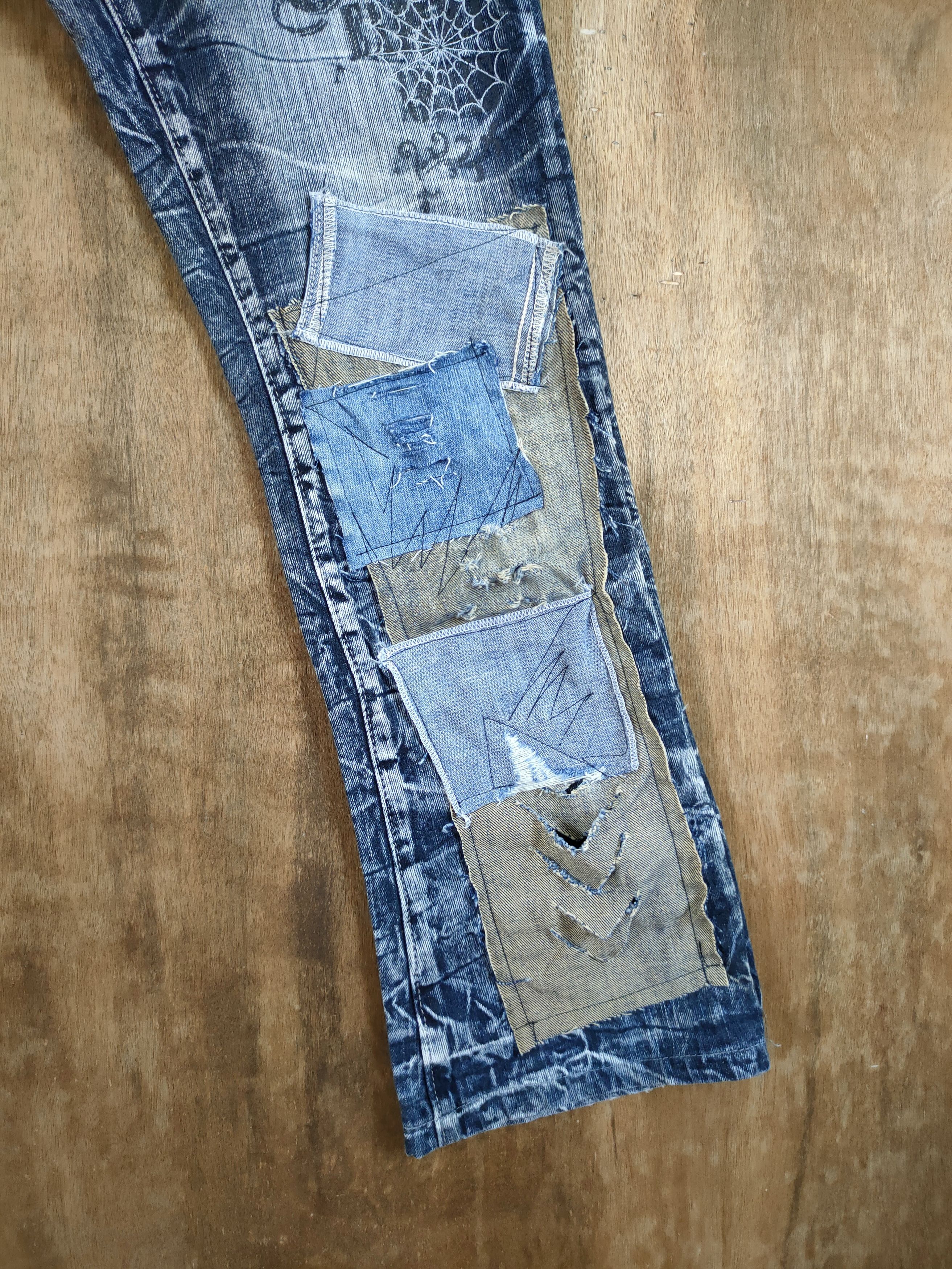 If Six Was Nine DL Jack Serika denim punk like lgb if6was9 pants #46-830 Size US 32 / EU 48 - 3 Thumbnail