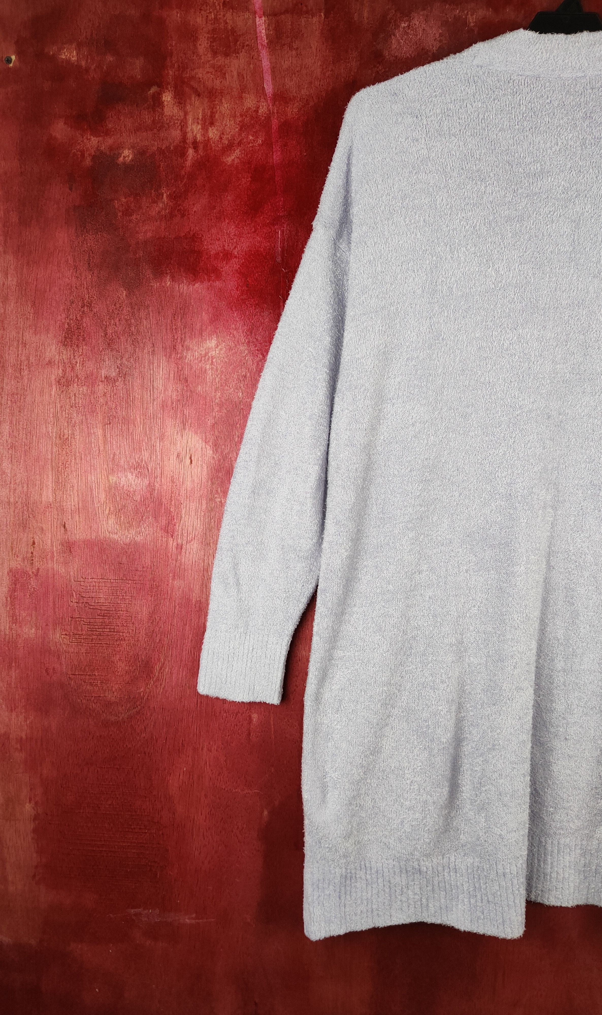 Japanese Brand DLS Uniqlo Purple Shag Shaggy Fur Mohair Knitwear #BB597 Size XXL / US 16-18 / IT 52-54 - 8 Thumbnail